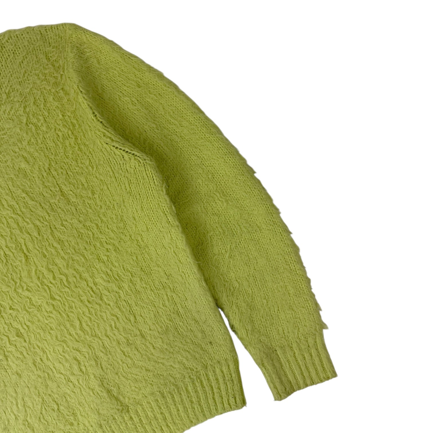 Stussy S Loose Knit Sweater Lime
