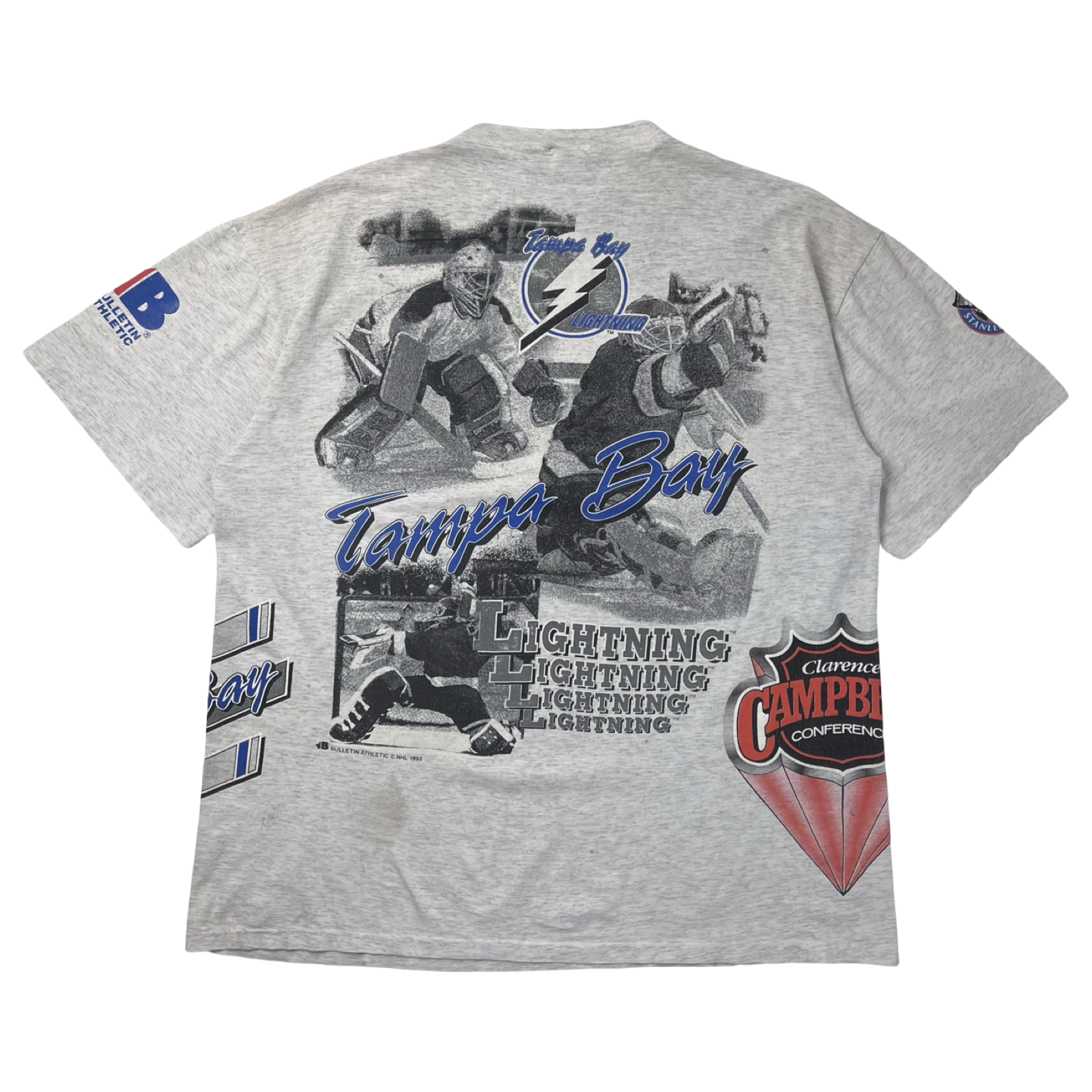1992 Tampa Bay Lightning Bulletin T-Shirt