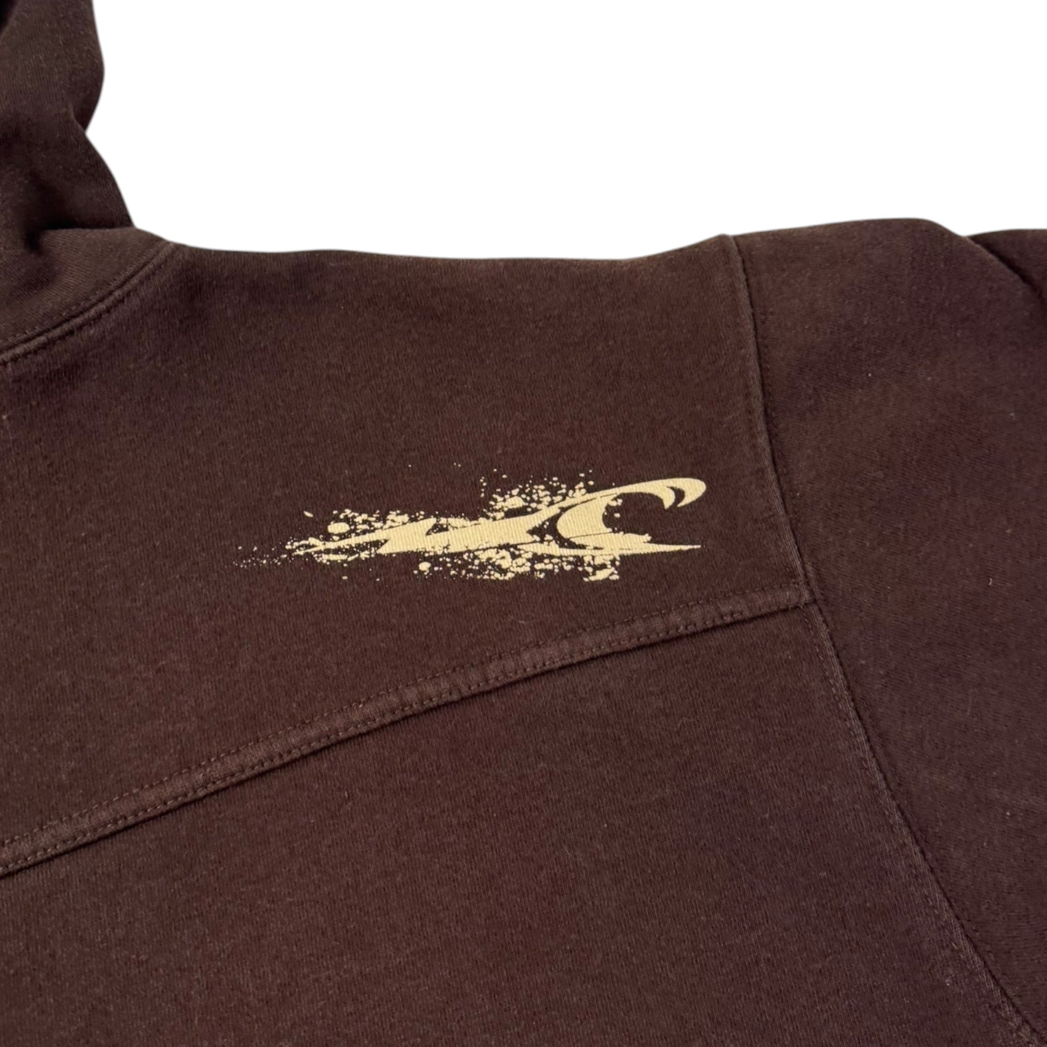 Vintage Y2K O’Neill Zip Up Surf Hoodie Brown
