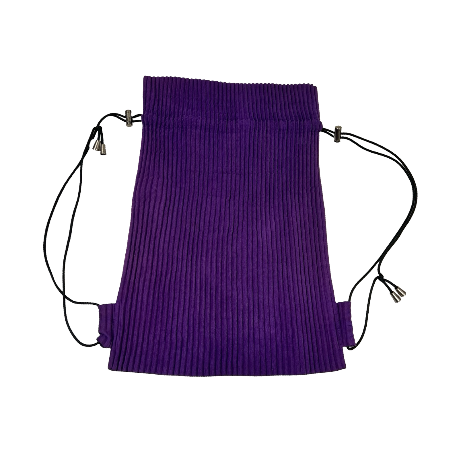 Issey Miyake Pleats Please Jaw String Backpack Purple