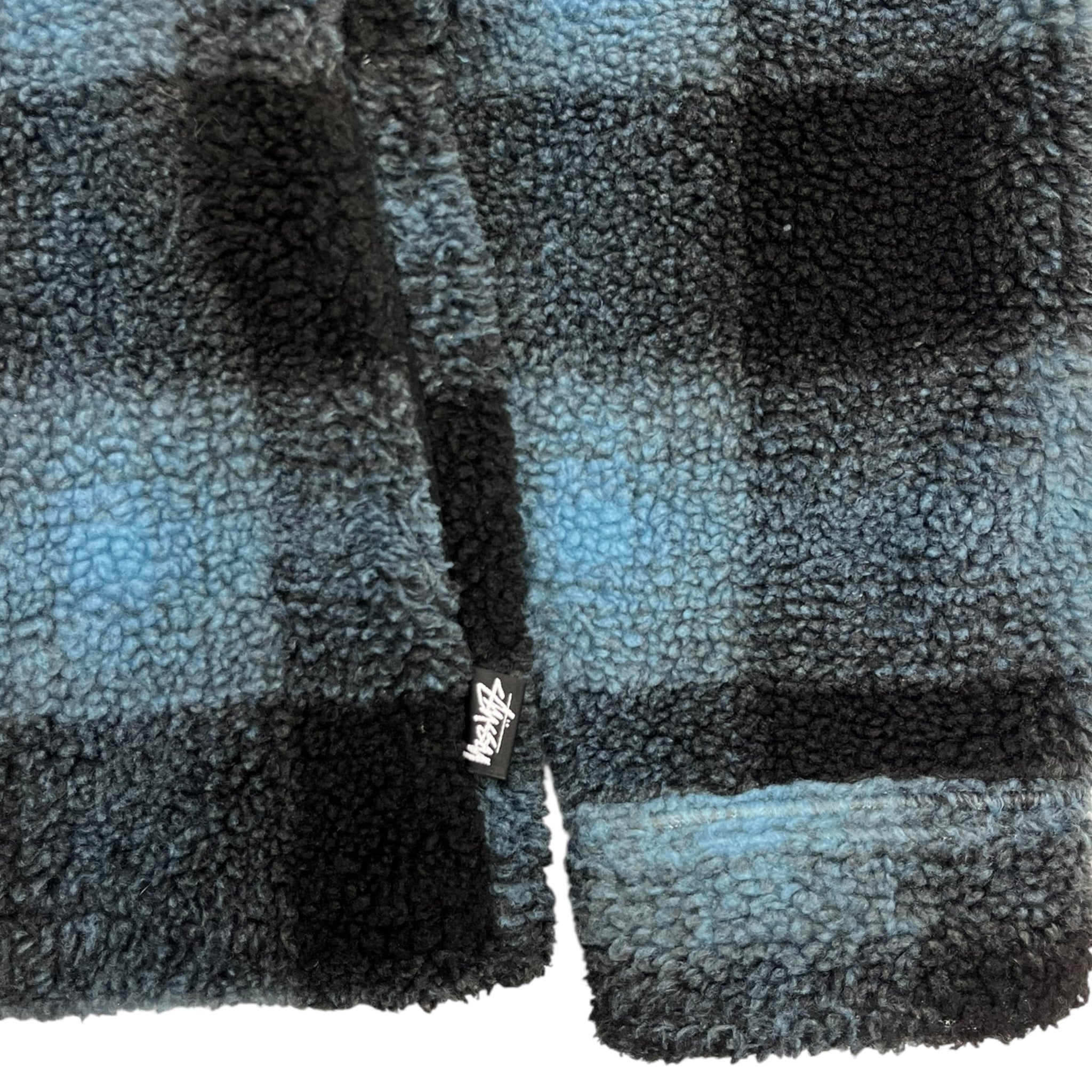 Stussy Shadow Plaid Jacket Navy