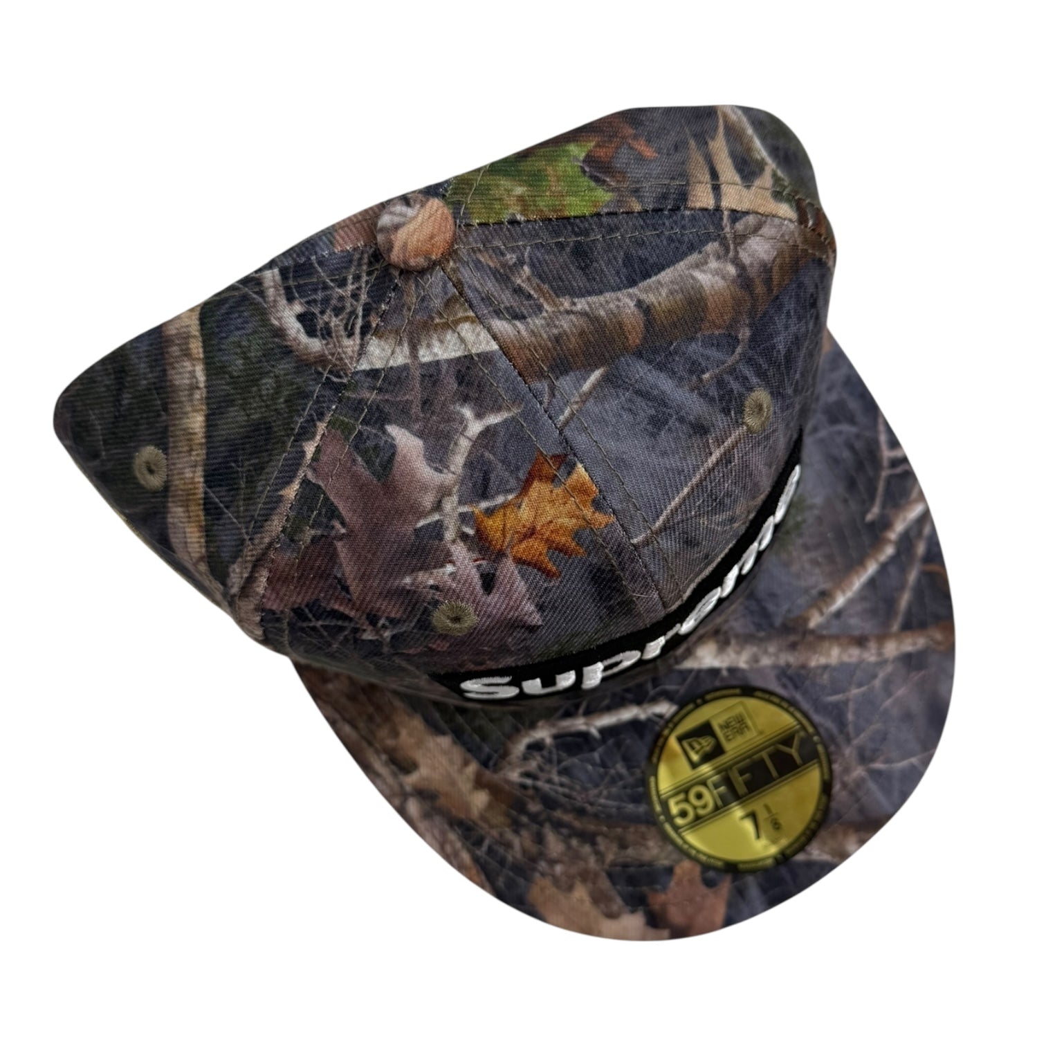 Supreme x New Era Champions Box Logo Hat RealTree