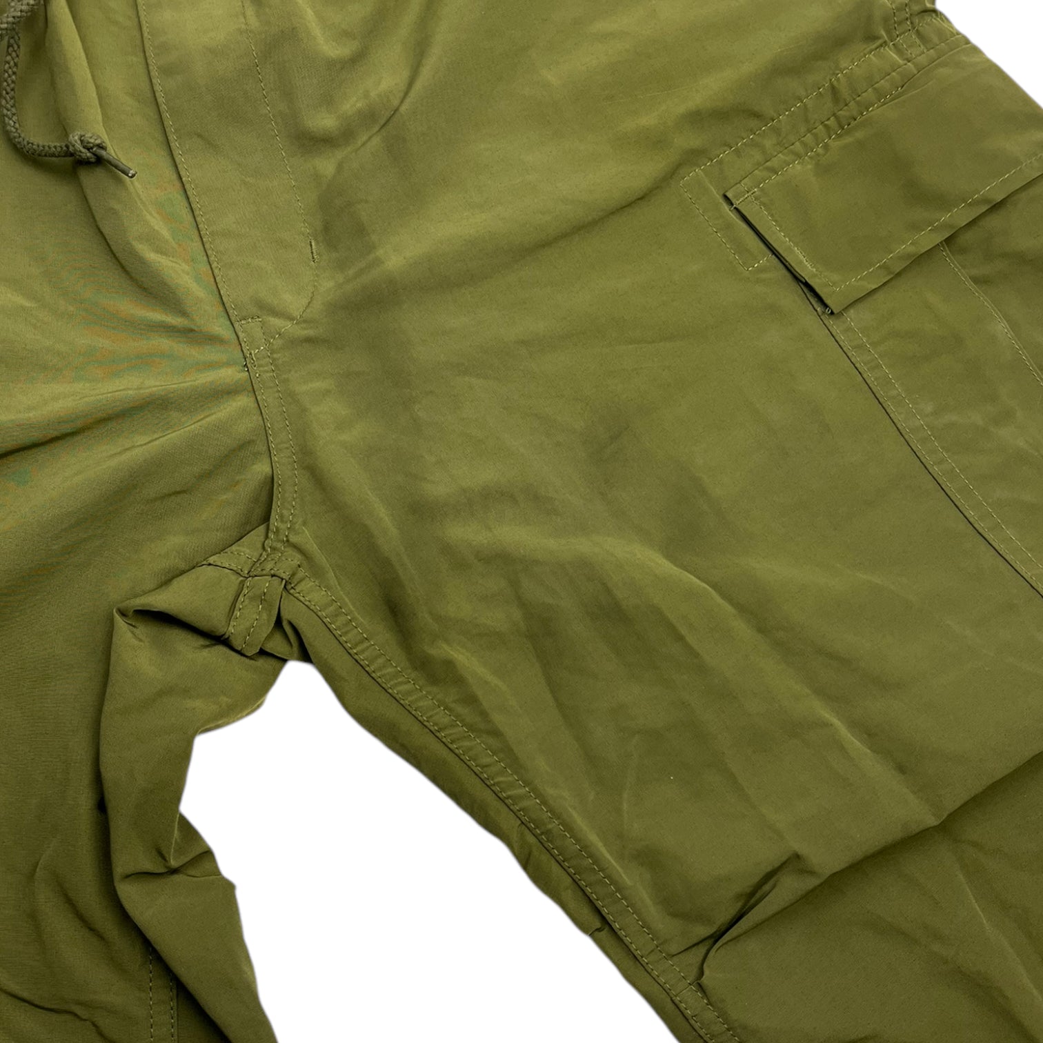 Comme Des Garçon Nylon Cargo Pants Olive