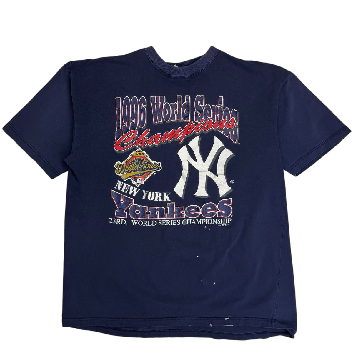 1996 New York Yankees World Series Champions Tee Navy