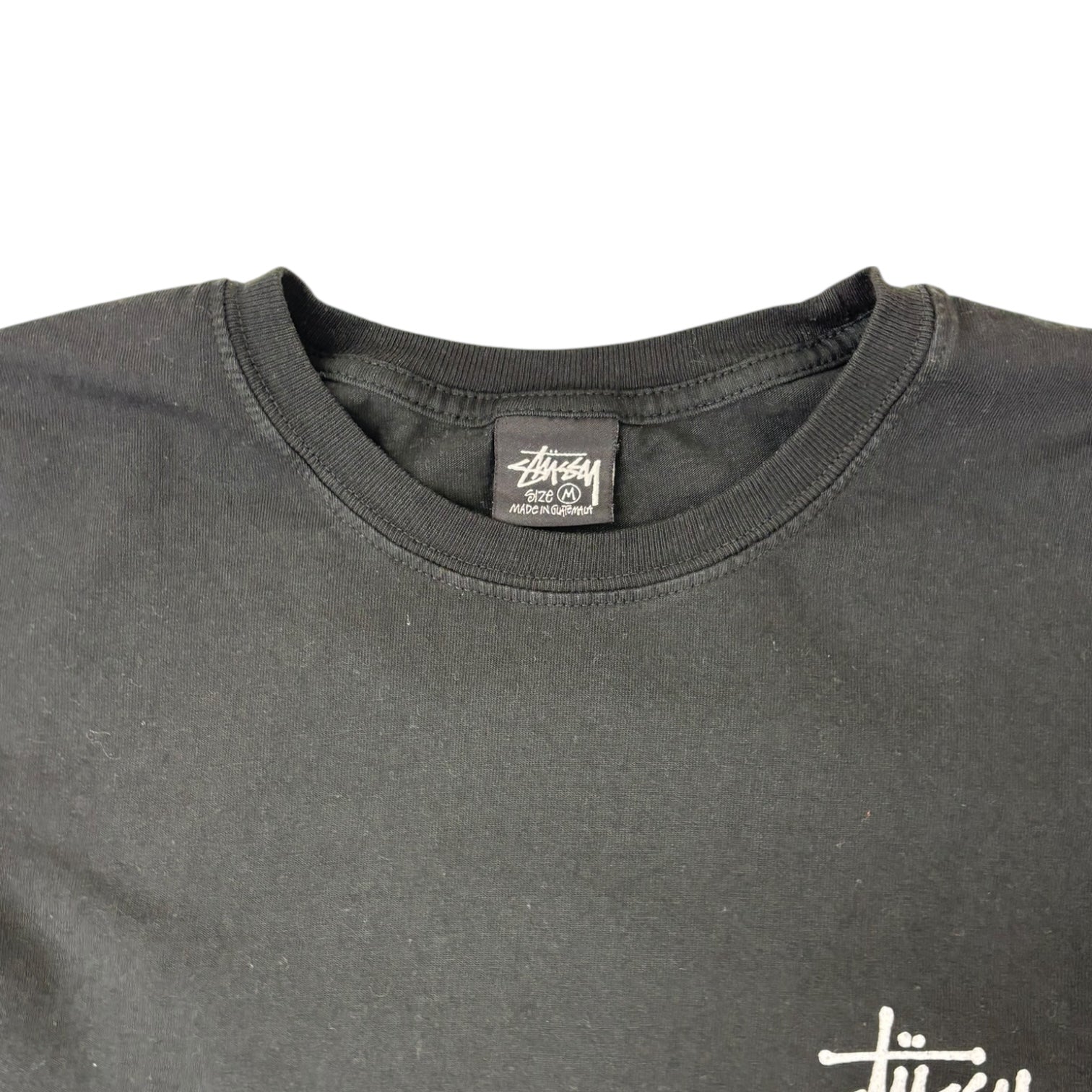 Stussy Stock Logo Long Sleeve Black