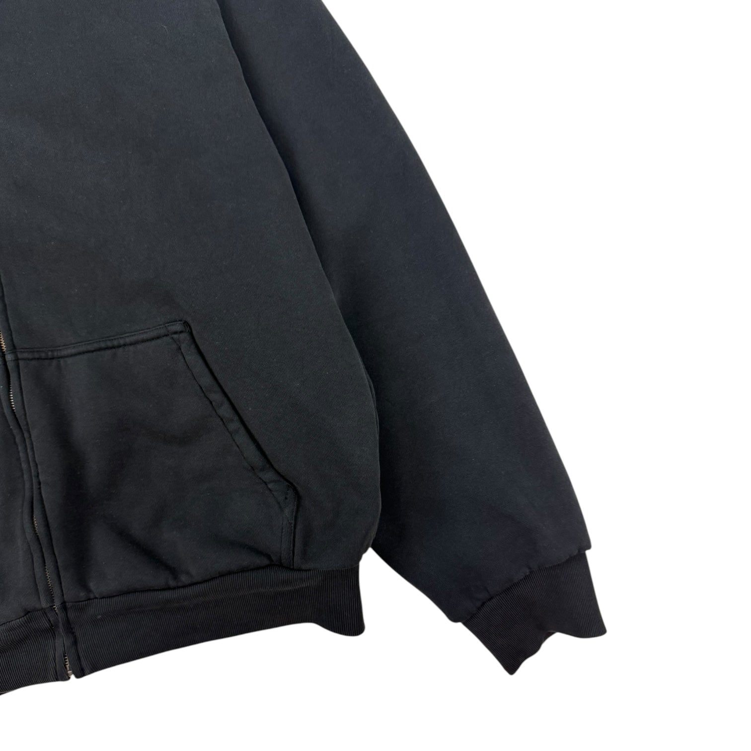 Yeezy Gap Zip Up Hoodie Black