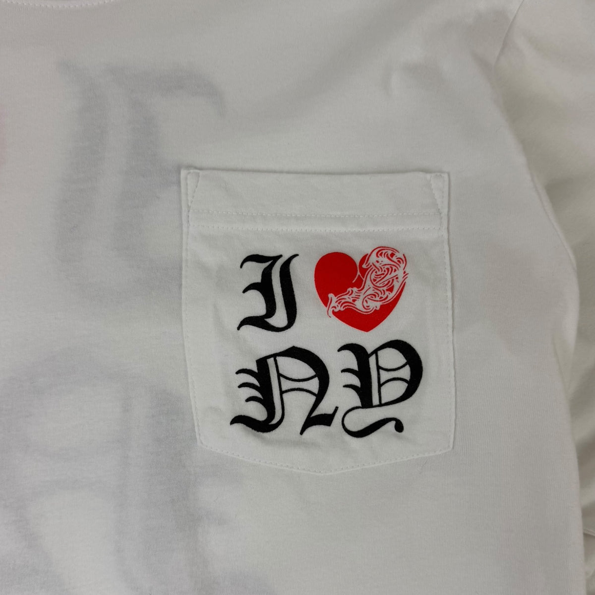 Chrome Hearts NYC Long Sleeve Shirt White