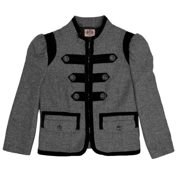 (W) Vintage Juicy Couture Military Troupe Jacket Grey