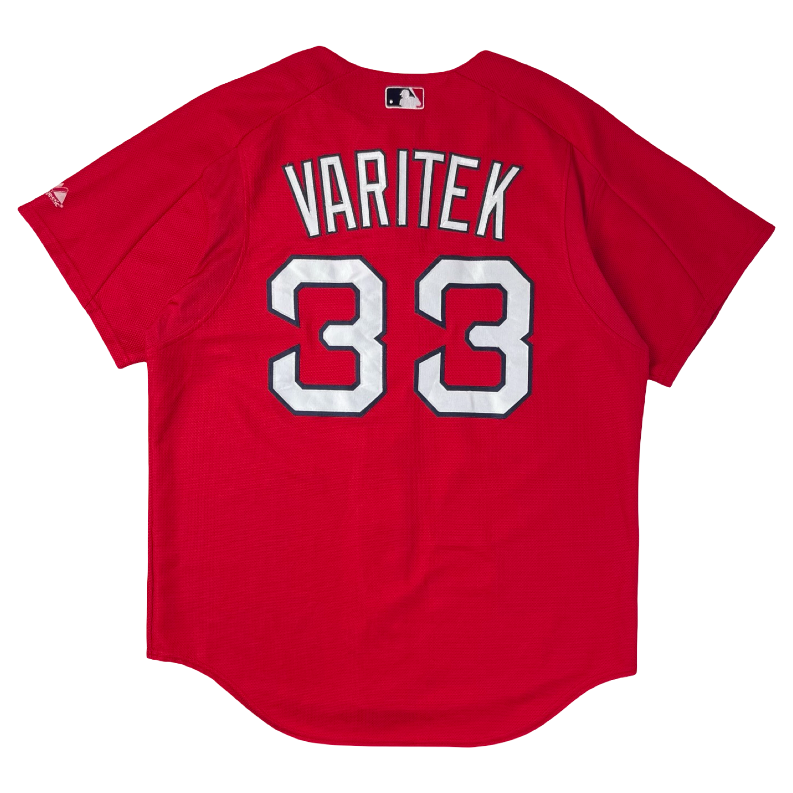 Majestic Boston Red Sox #33 Varitek MLB Button-Up Jersey