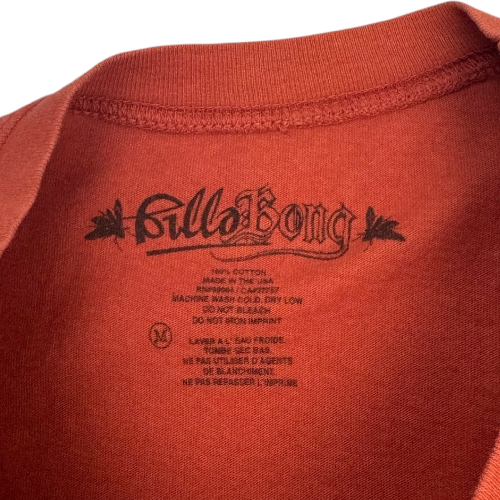 Y2K Billabong Cyber Tee Burnt Orange