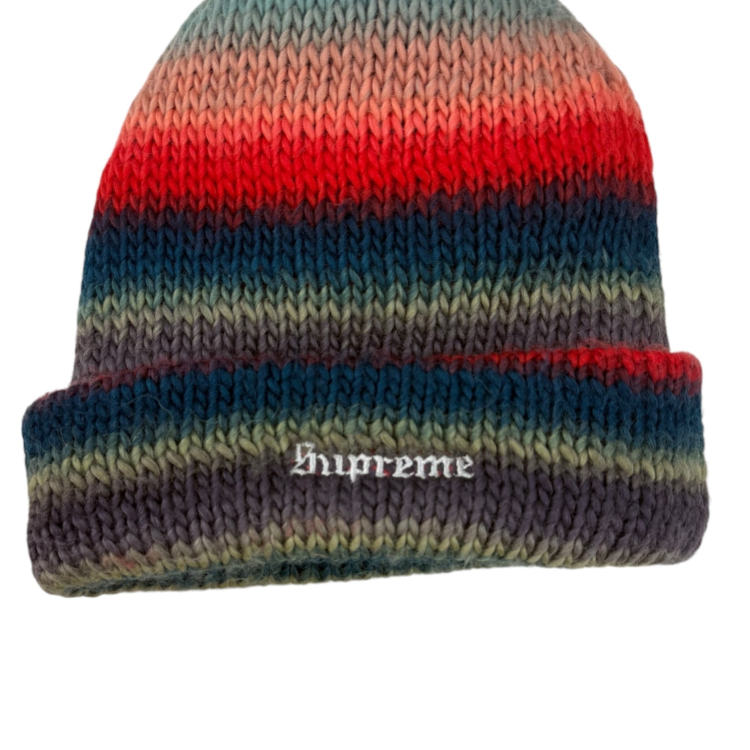 Supreme Ombré Stripe Beanie Multicolour