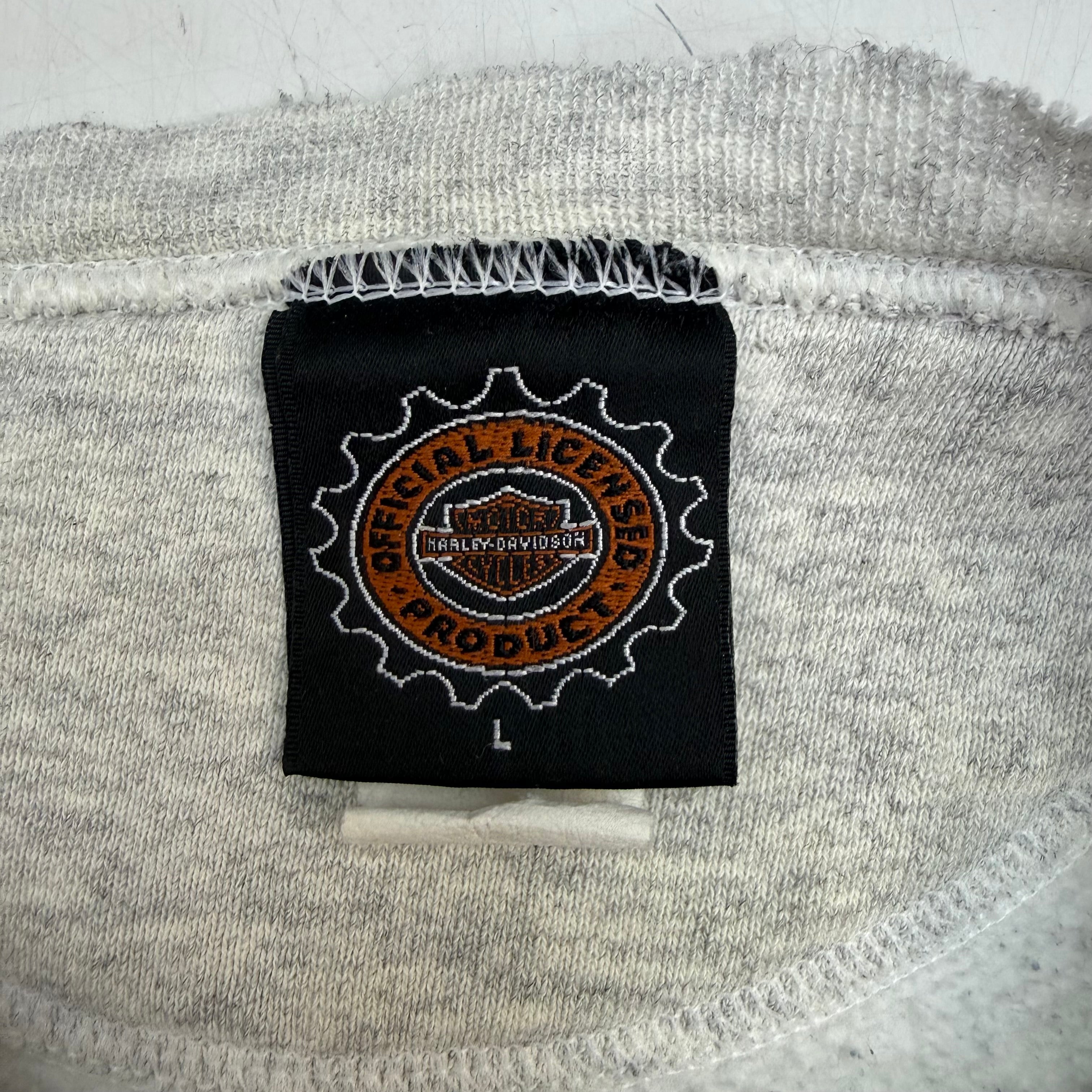 1996 Harley Davidson Crewneck Grey