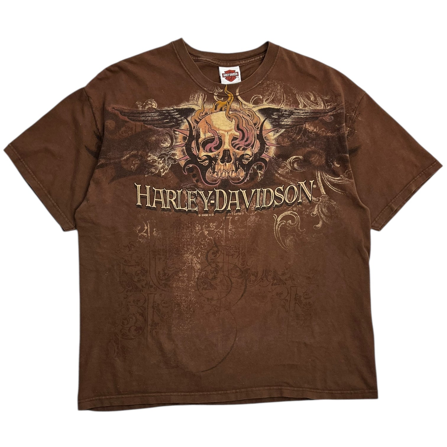 2008 Harley Davidson Skull T-Shirt