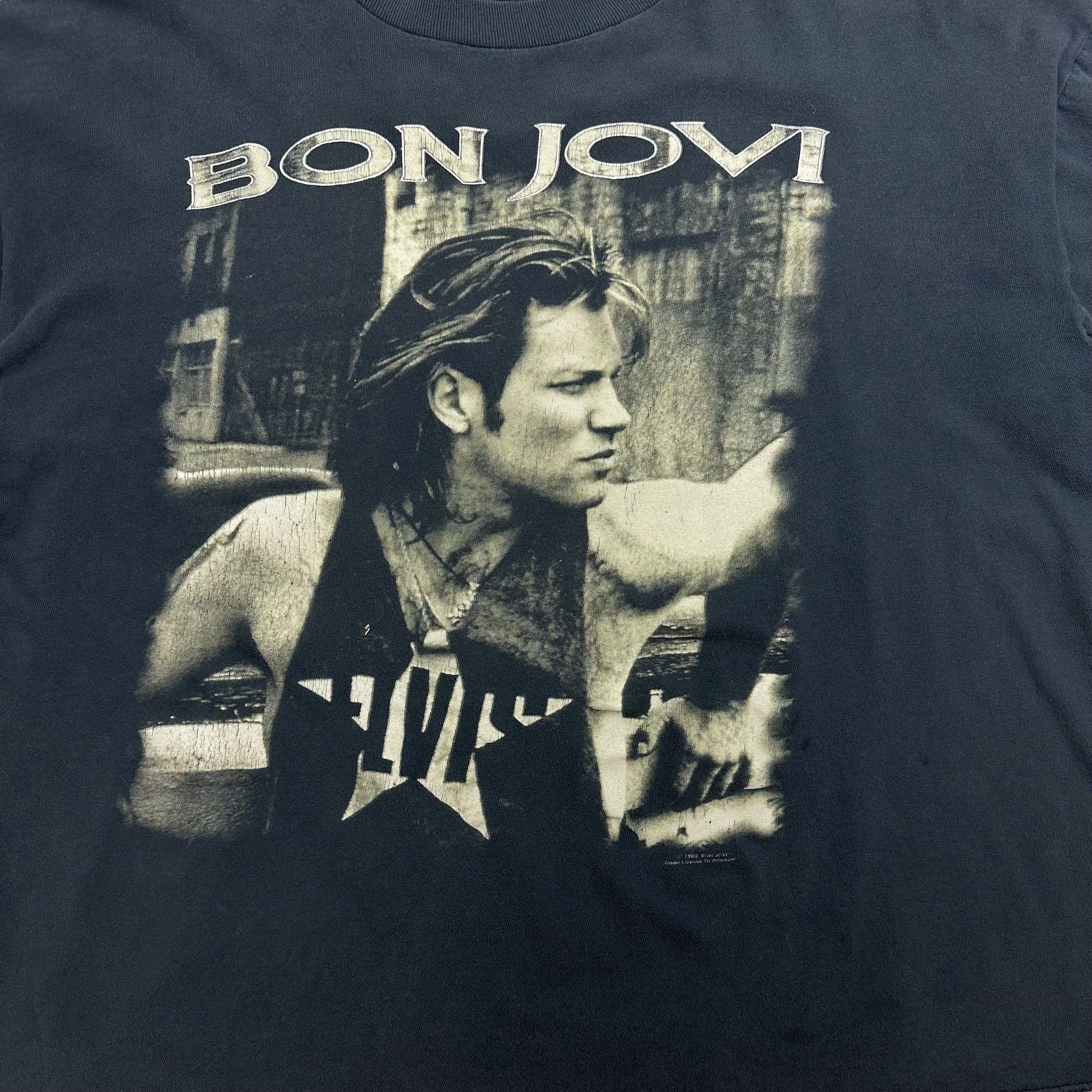 1993 Bon Jovi World Tour Tee Black