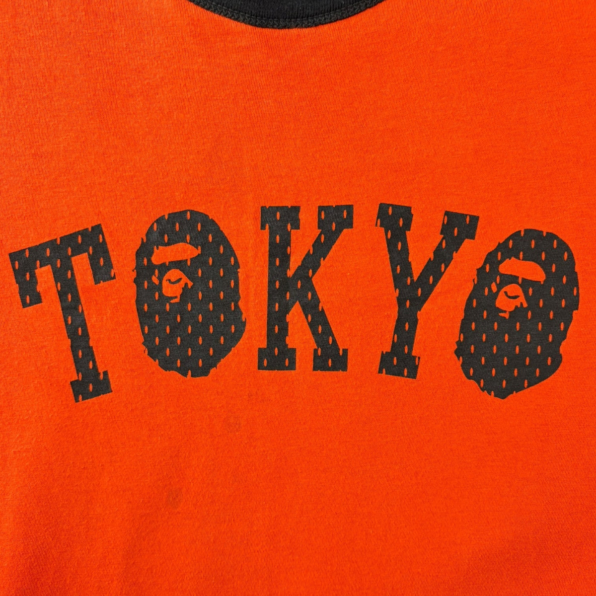 Bape x Champion Tokyo Reversible T-Shirt Orange/Black