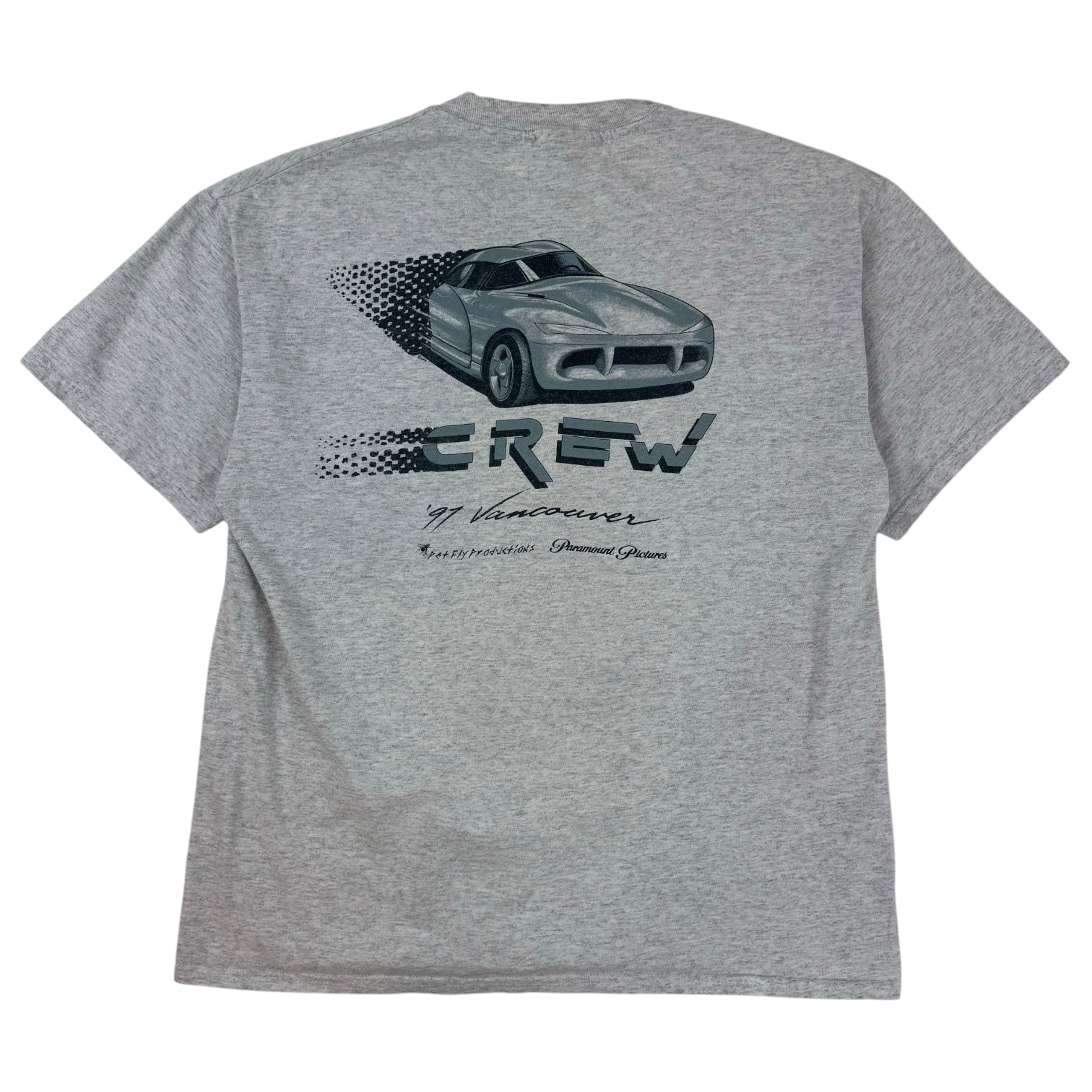 Vintage Dodge Viper Filming Crew T-Shirt Grey