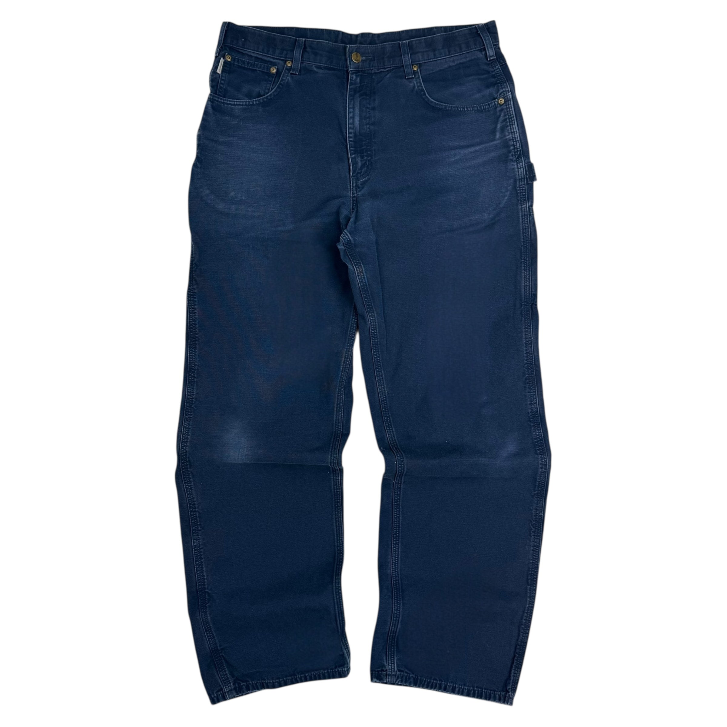 Vintage Carhartt Dungaree Pants Navy Blue