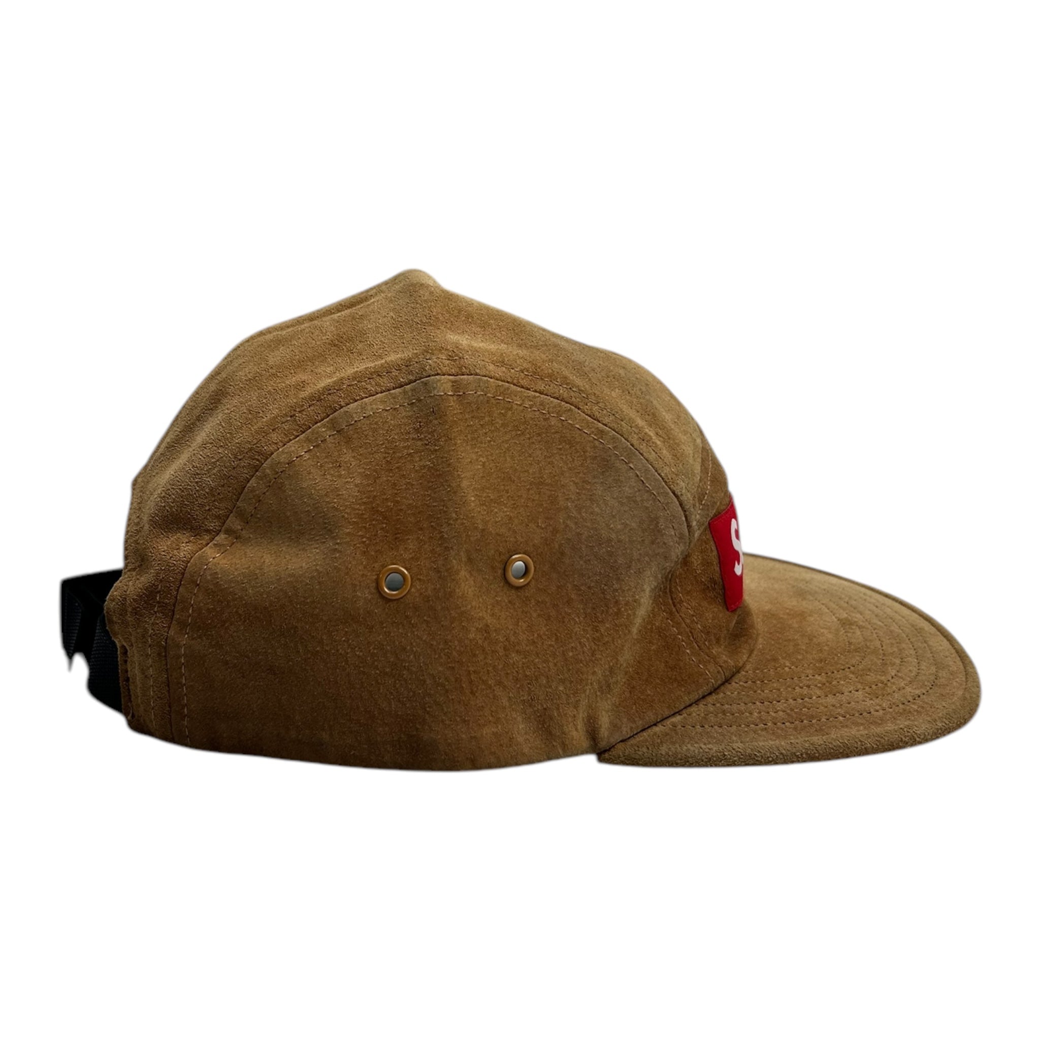 Supreme SS17 Suede Camp Cap Brown