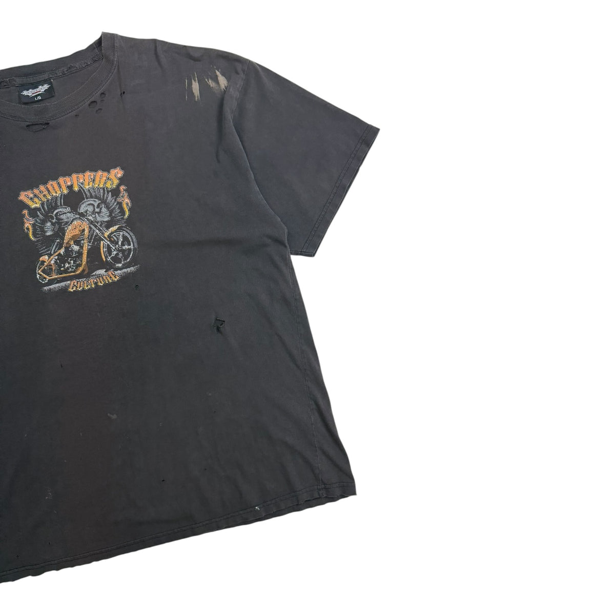 Vintage Orange County Choppers Flame T-Shirt Black