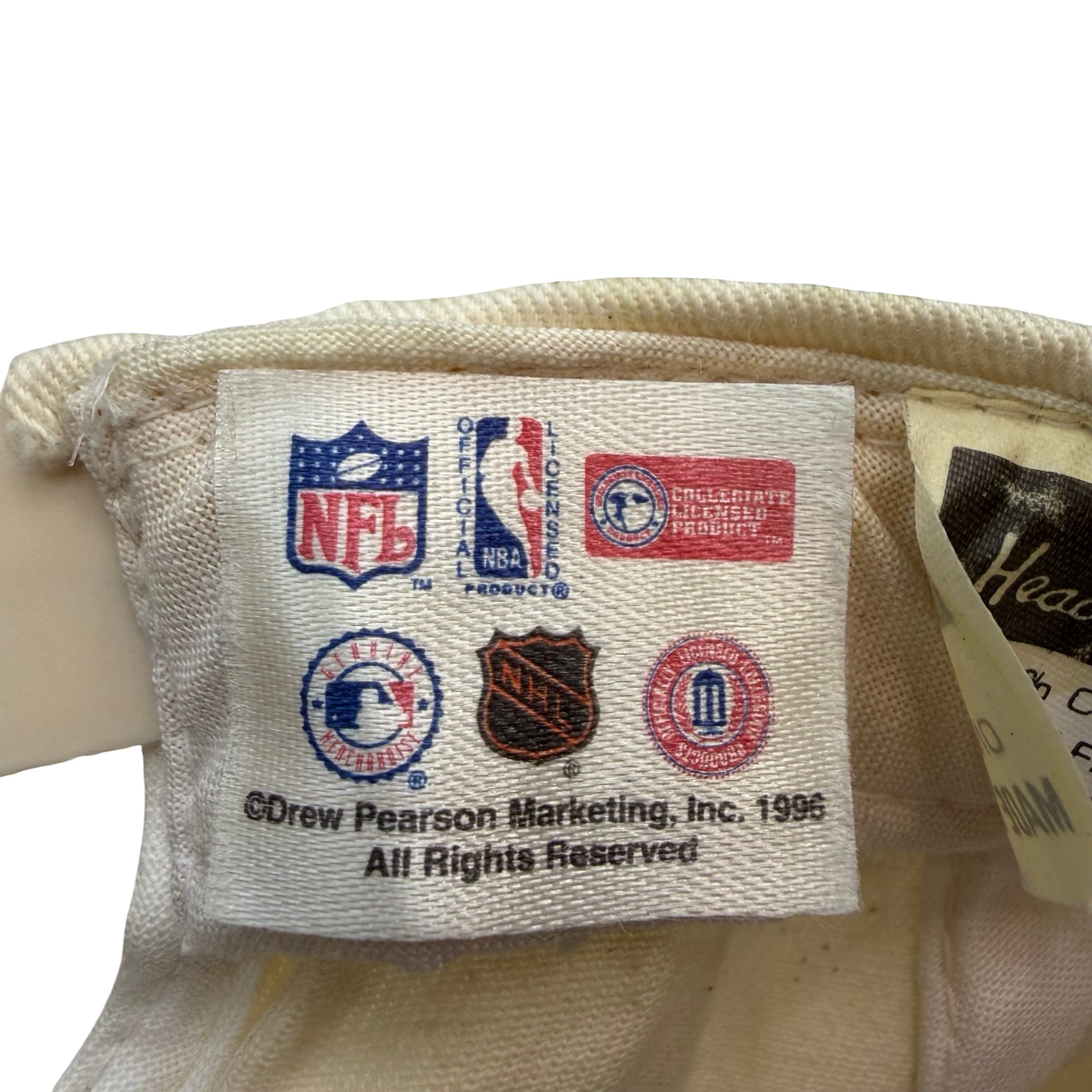 1996 Colorado Avalanche Stanley Cup Champions Snapback Hat Cream/Burgundy
