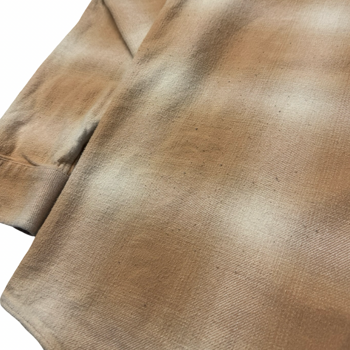 Stussy Flannel Button-Up Shirt Sand