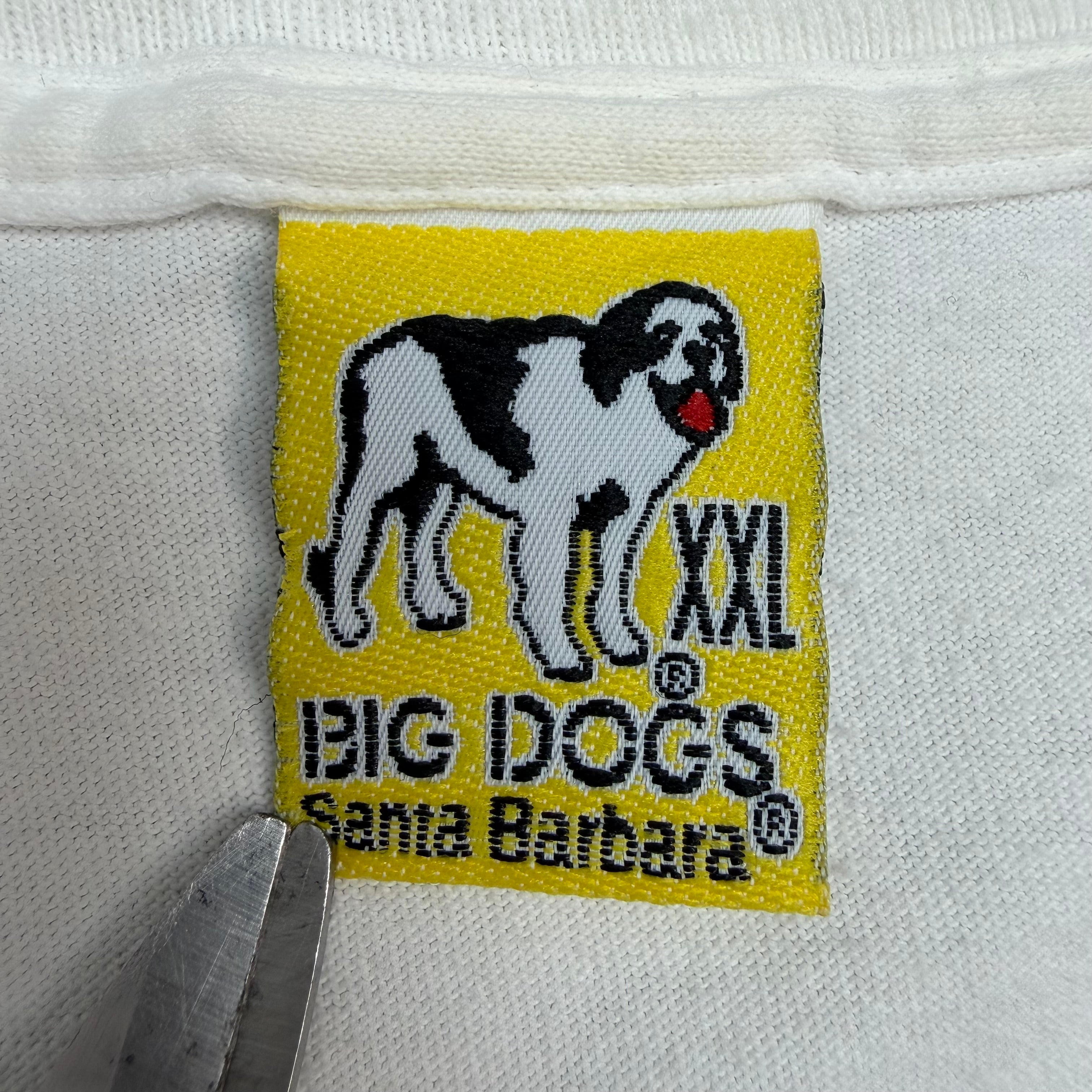 Vintage Big Dogs “Big Dogs Like It Ruff” Tee White