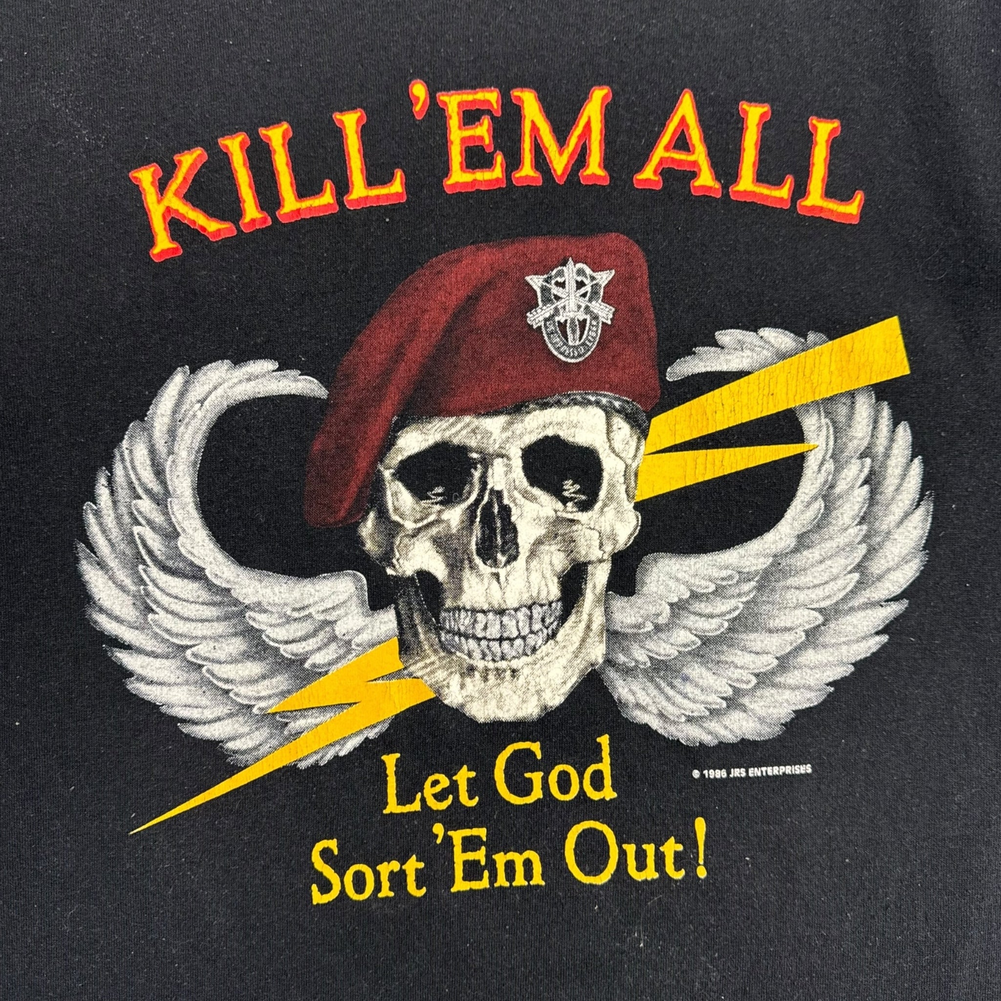 1986 Kill ‘Em All Let God Sort ‘Em Out! T-Shirt