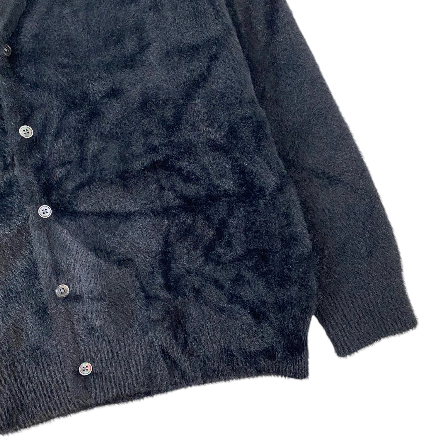 Stüssy Acrylic Shaggy Cardigan Black