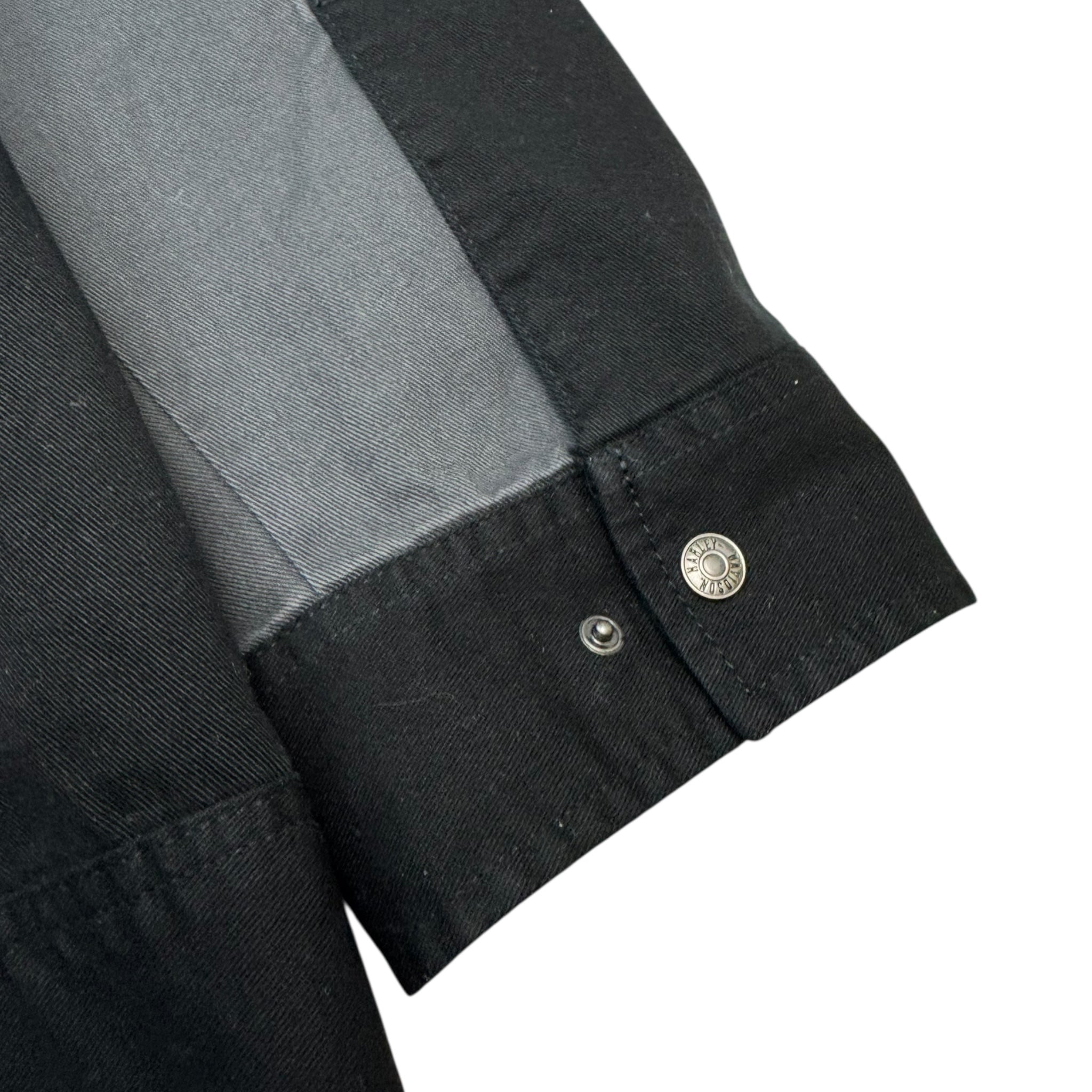 Vintage Harley Davidson Light Canvas Zip Jacket