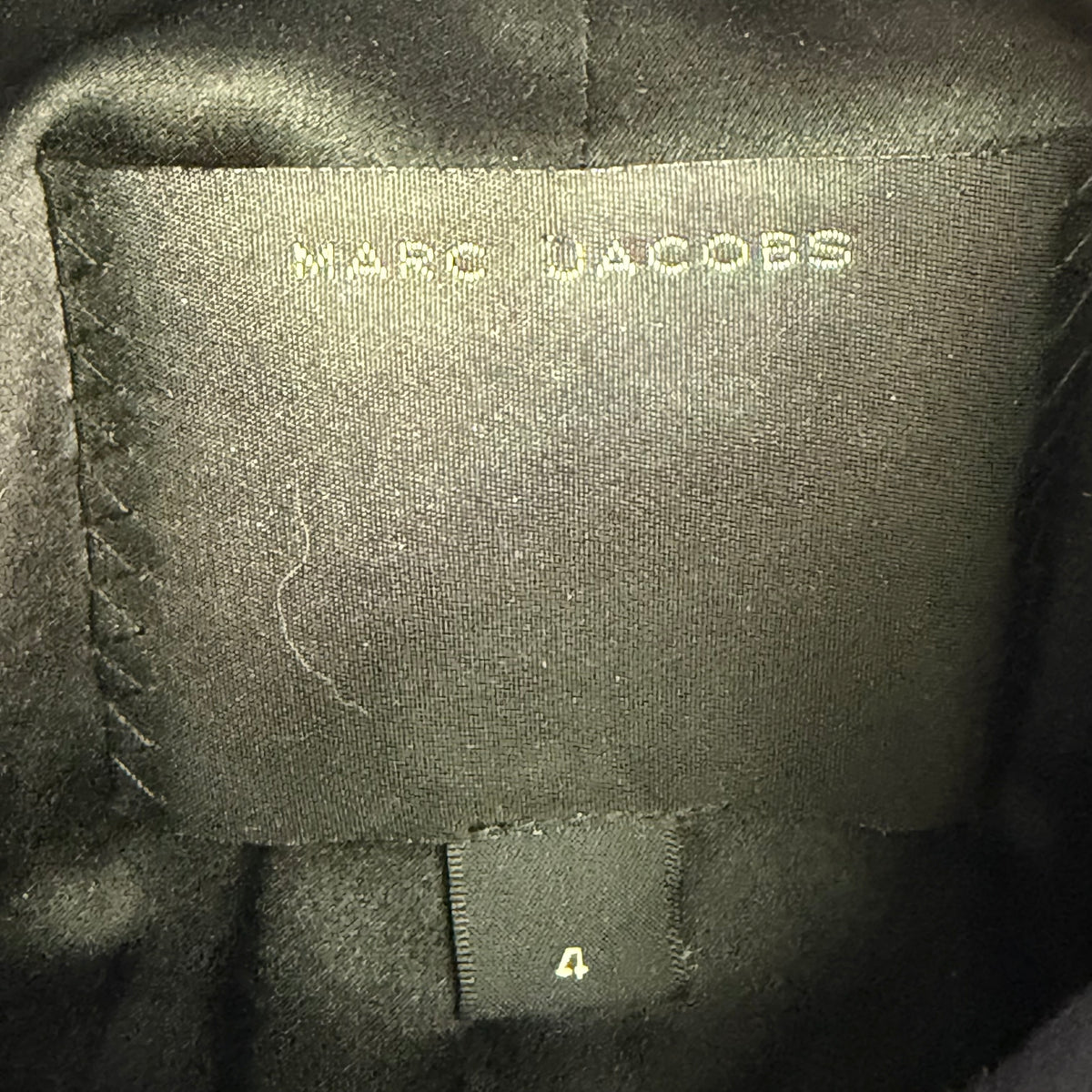 (W) Marc Jacobs Polka Dot Napoleon Cropped Jacket Navy