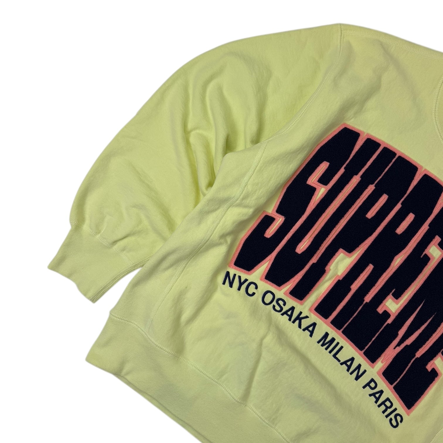 Supreme Cities Arc Crewneck Pale Lime