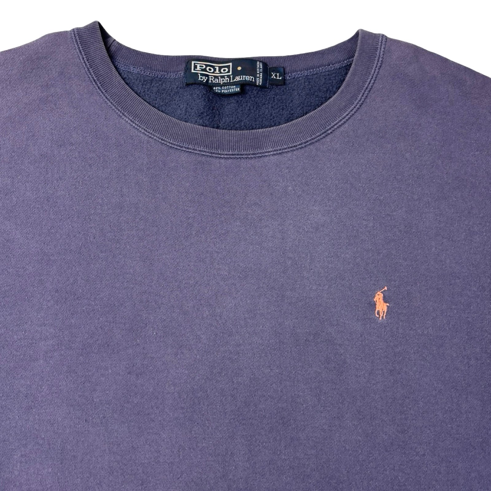 Vintage Polo Ralph Lauren Crewneck Faded Navy