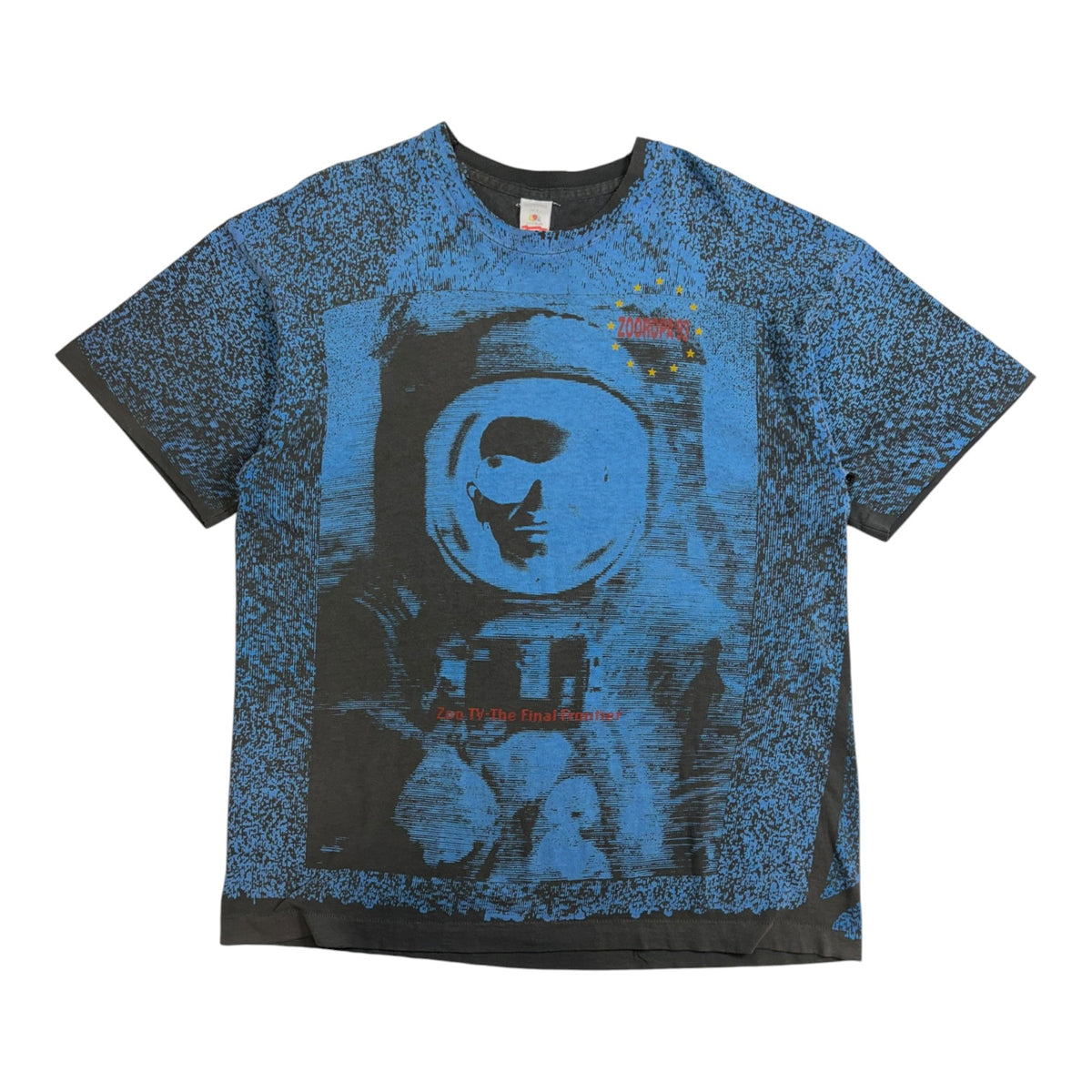 Vintage U2 Zooropa 93 AOP T-Shirt Black