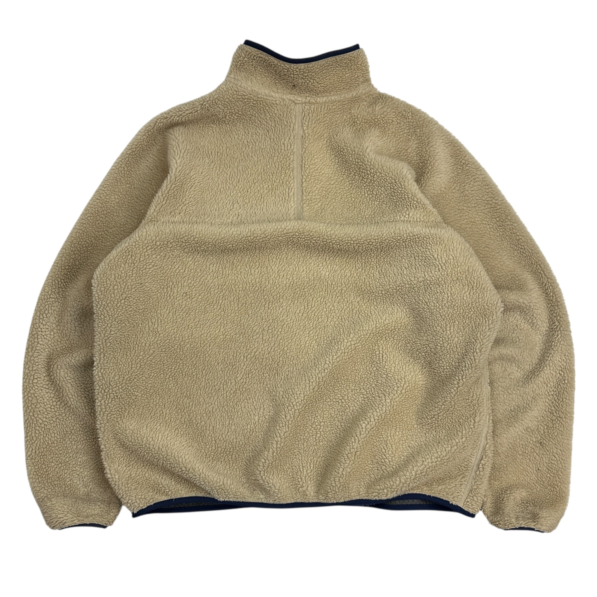 Vintage Patagonia Deep Pile Fleece Jacket Oatmeal