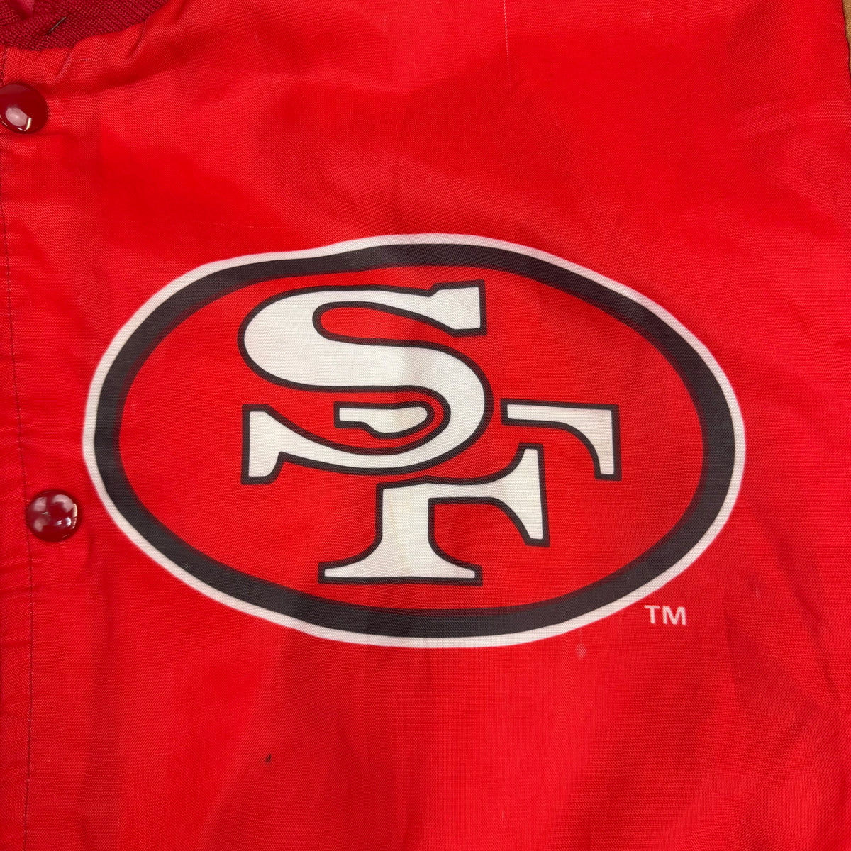 Vintage San Francisco 49ers Chalkline Fanimation Jacket Red