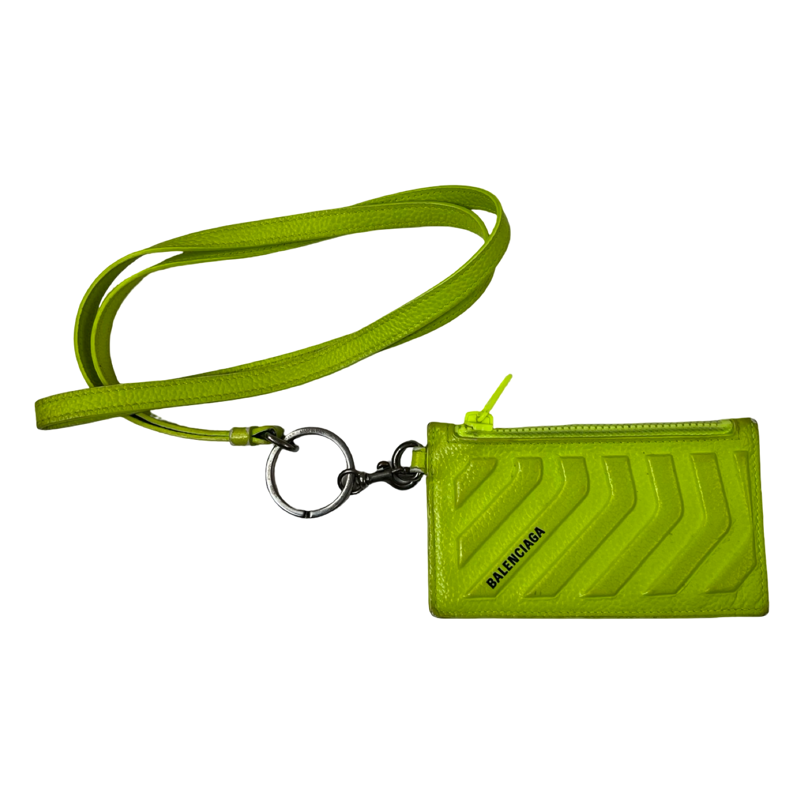 Balenciaga Car Long Coin & Card Holder With Lanyard