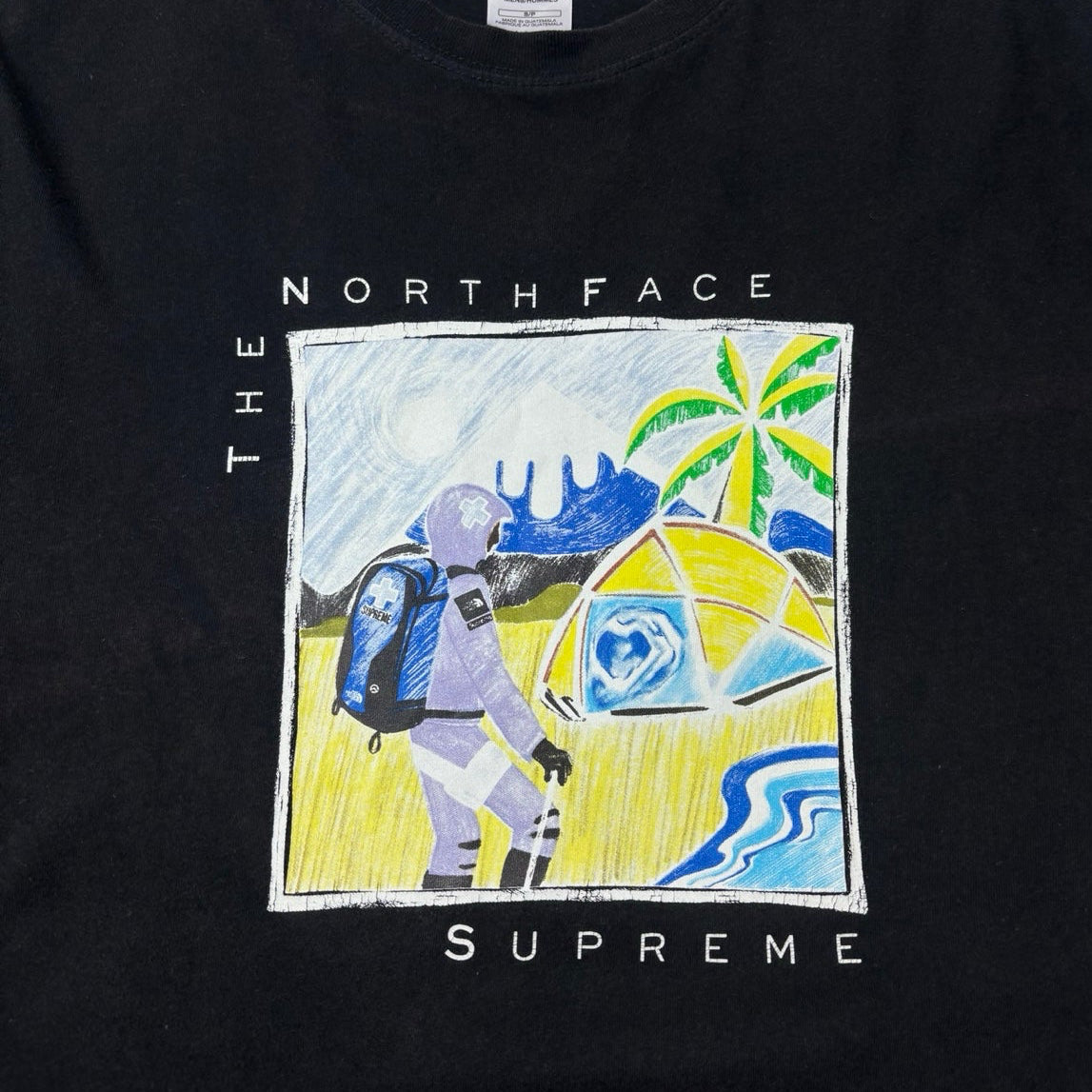 Supreme x The North Face Sketch S/S Top Black