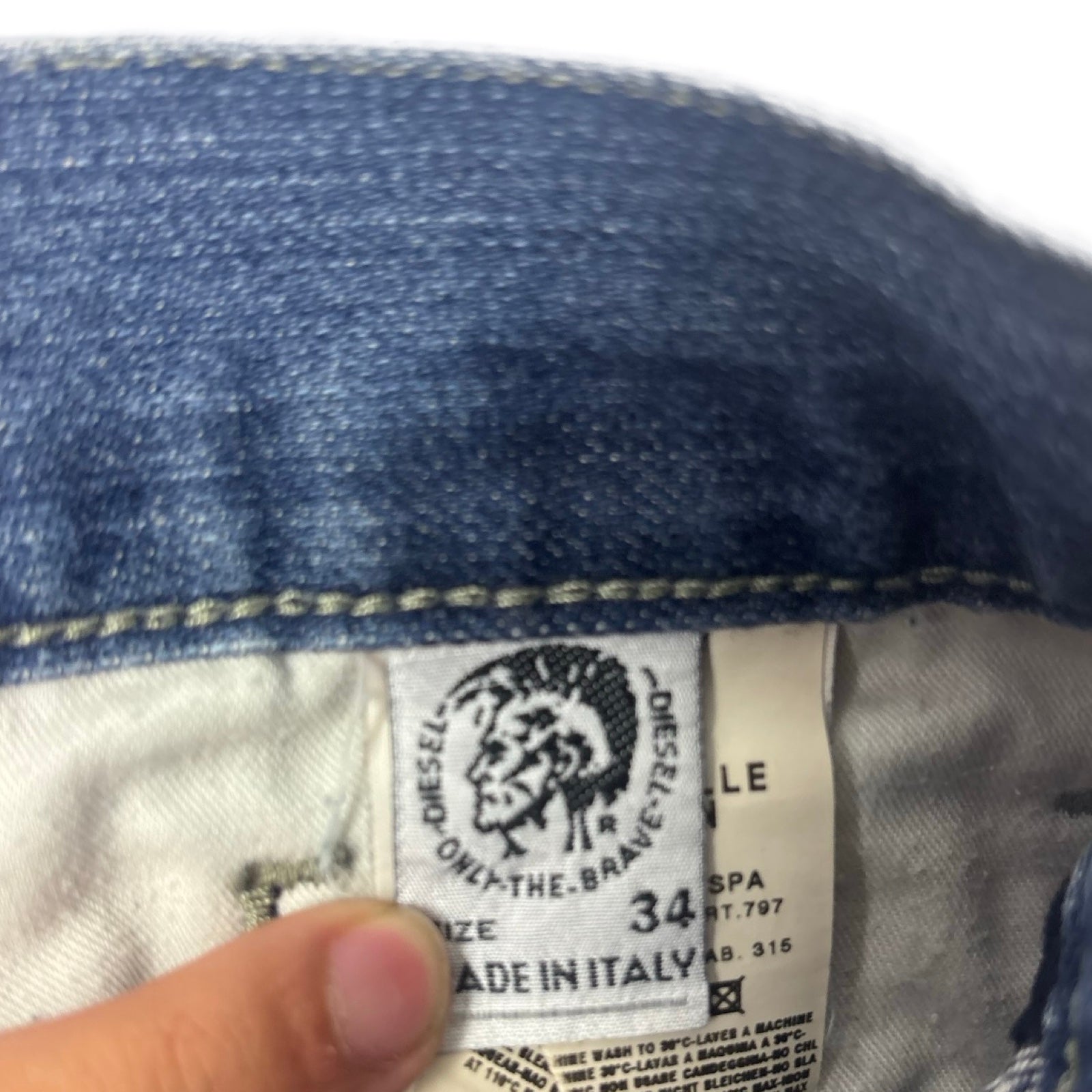 Vintage Y2K Diesel Rivec Cut Low Rise Jeans