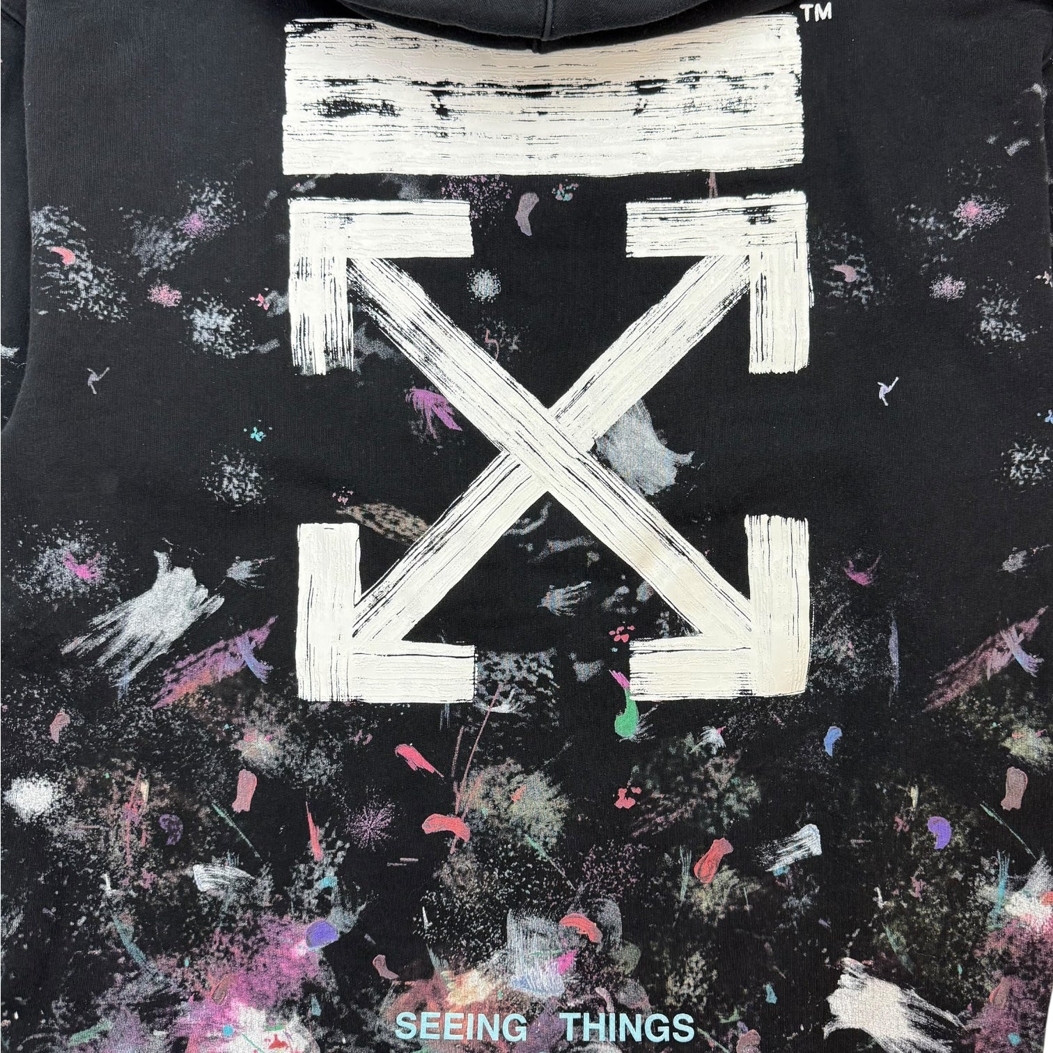 Off-White Galaxy Brushed Hoodie Black