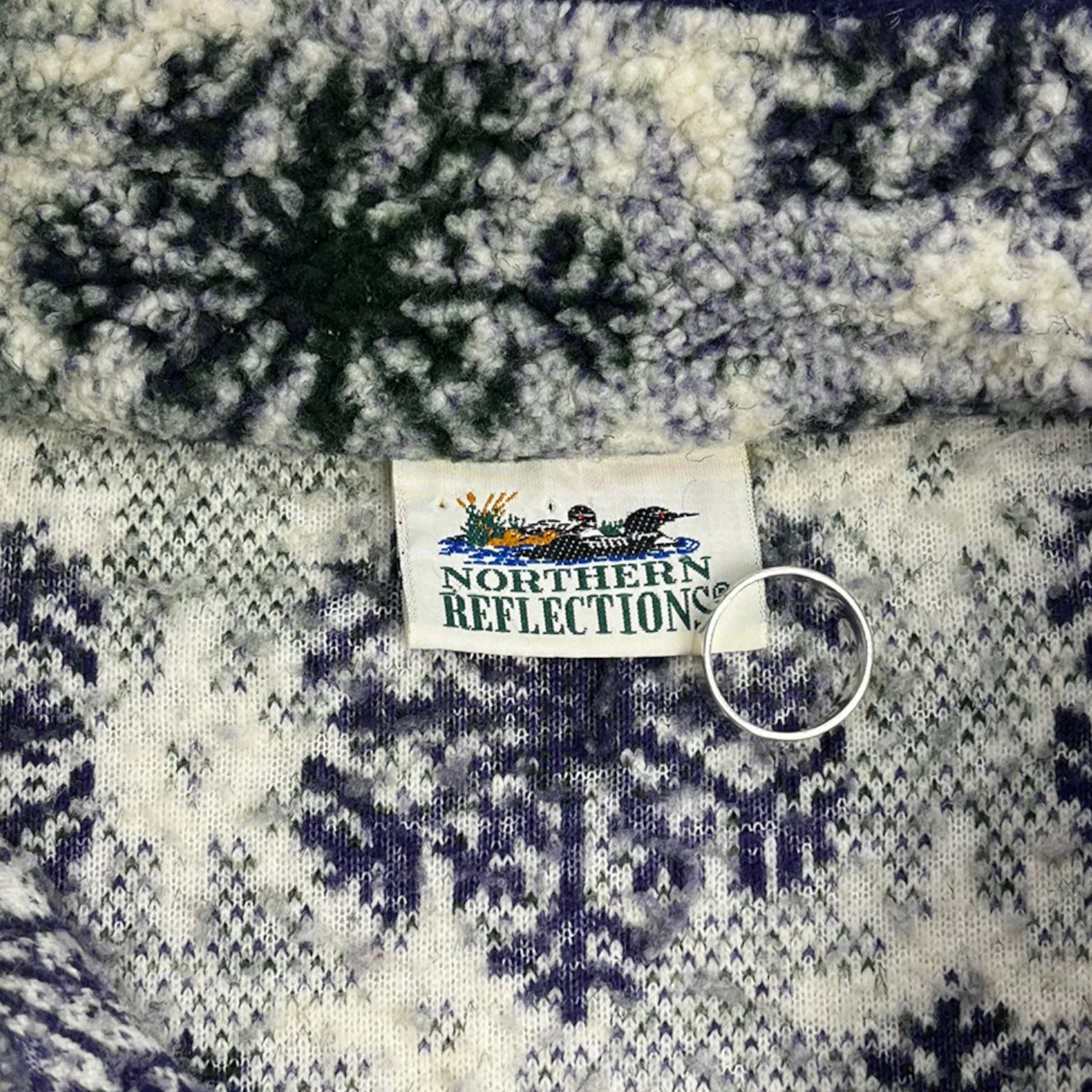 Vintage Northern Reflections Snowflake Fleece