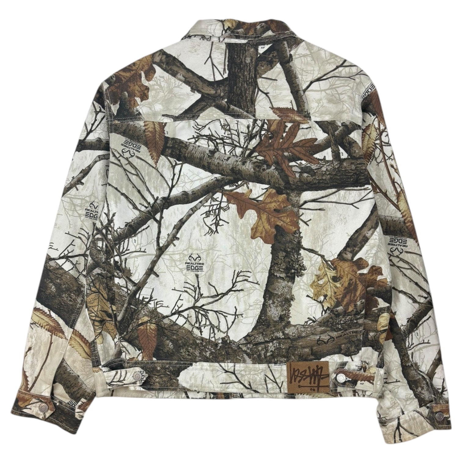 Stussy Zip Work Jacket RealTree Edge Snow