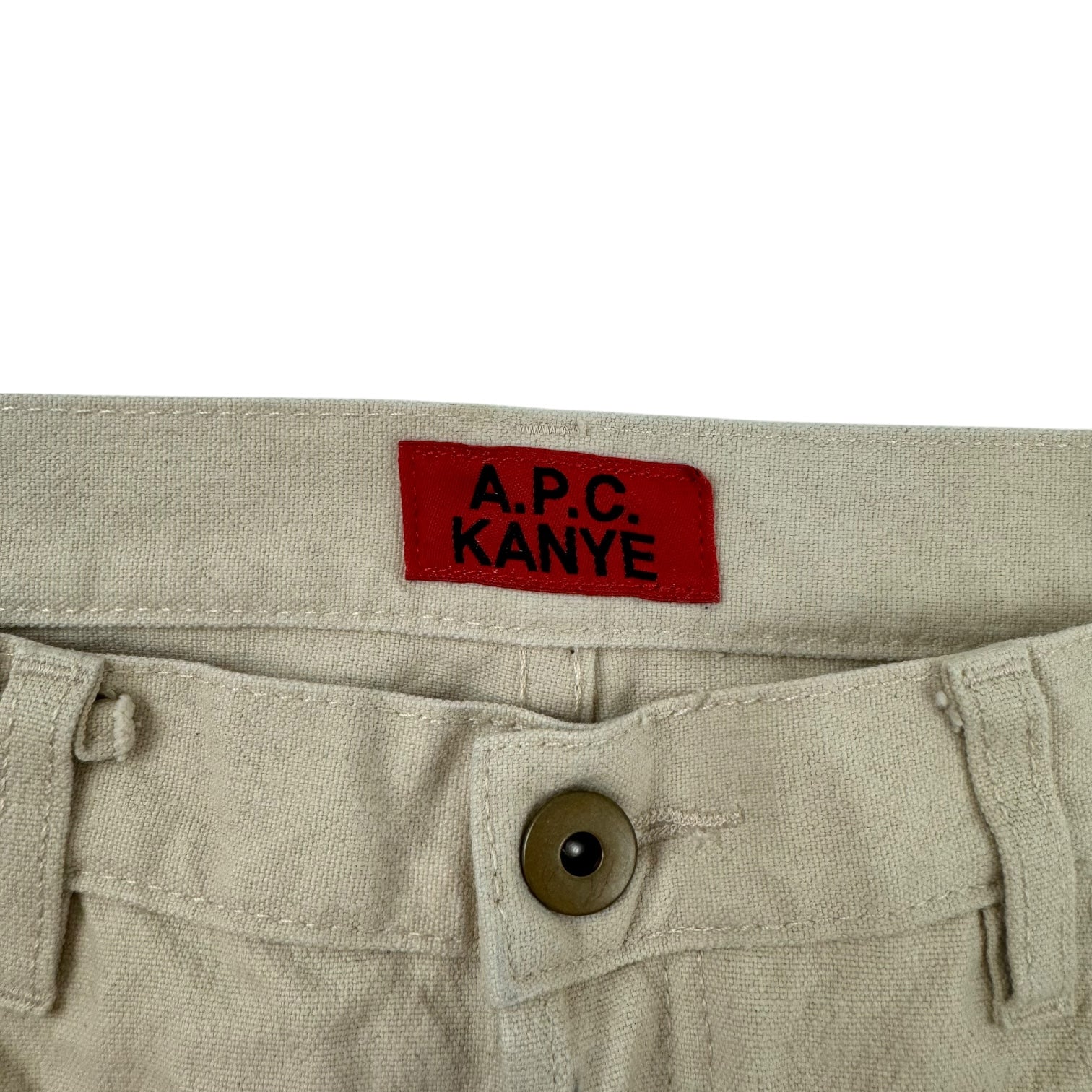 FW 2014 A.P.C Kanye Slim-Cut Denim Pant Beige