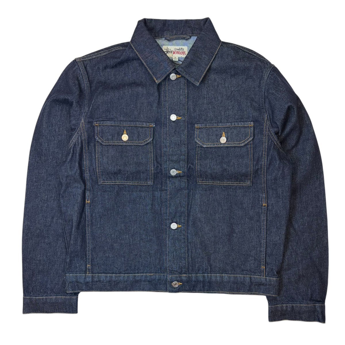 Stussy Trucker Denim Jacket Dark Wash