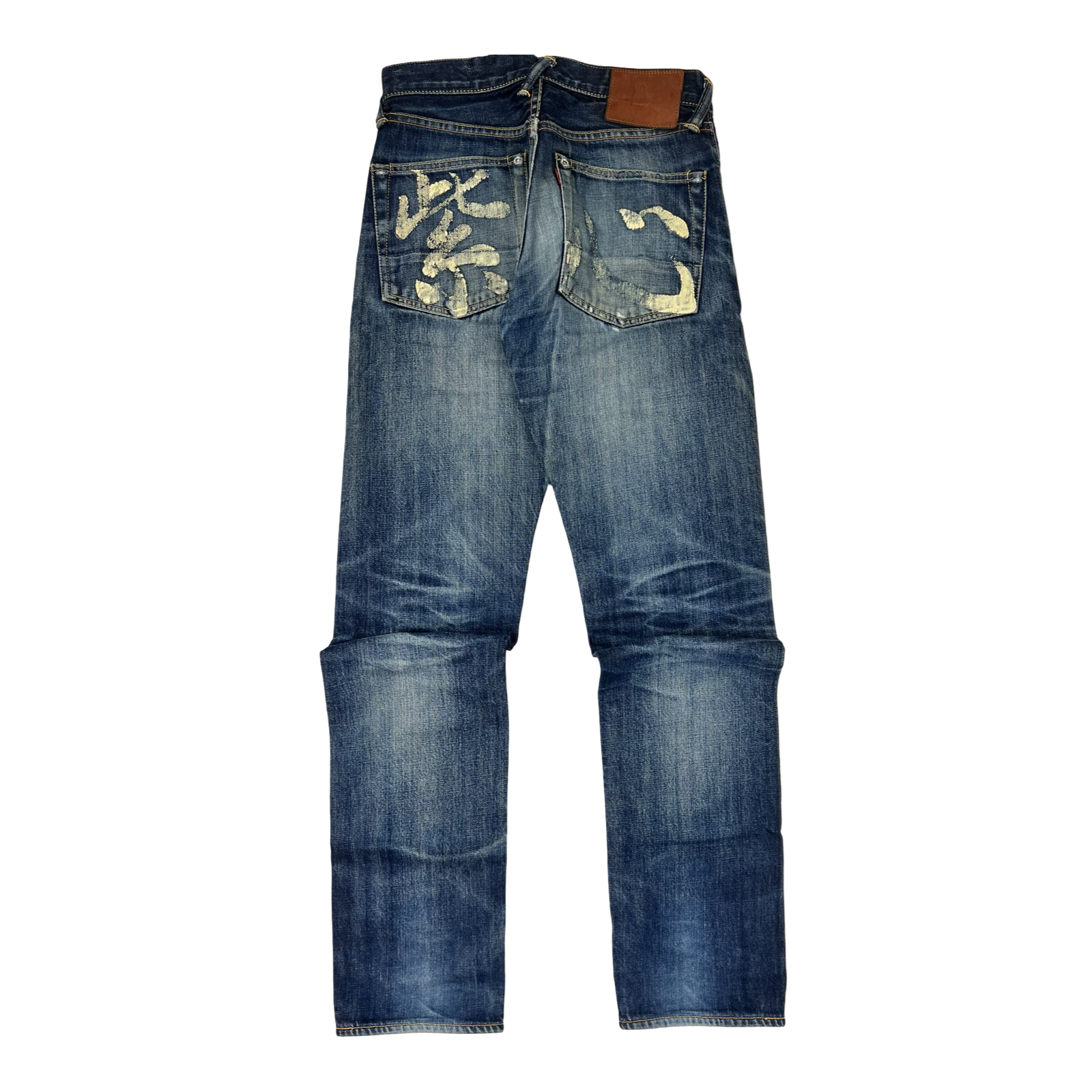 Evisu Daicock Denim Painted Selvedge Jeans
