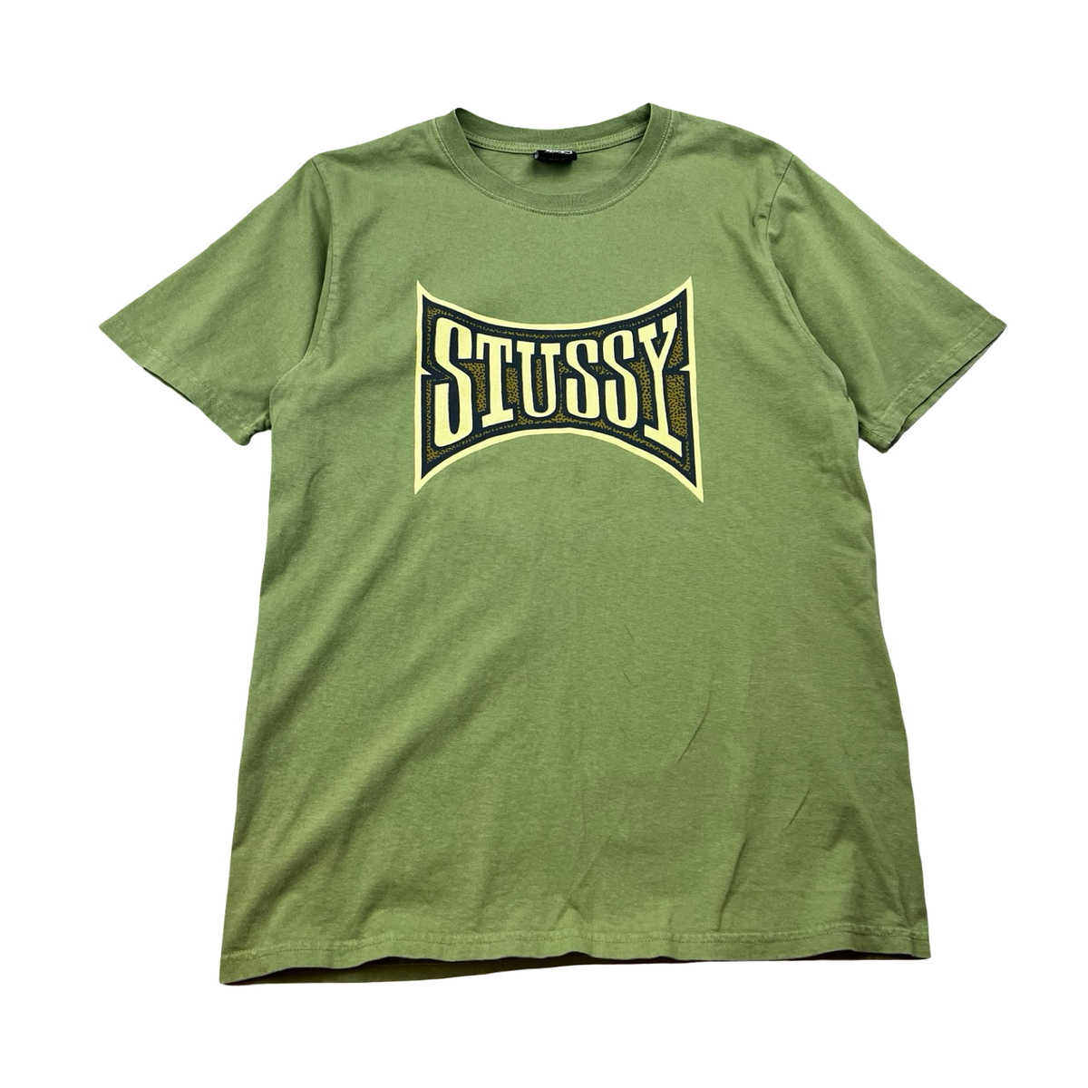Stussy Champion Pigment Dyed Tee Artichoke
