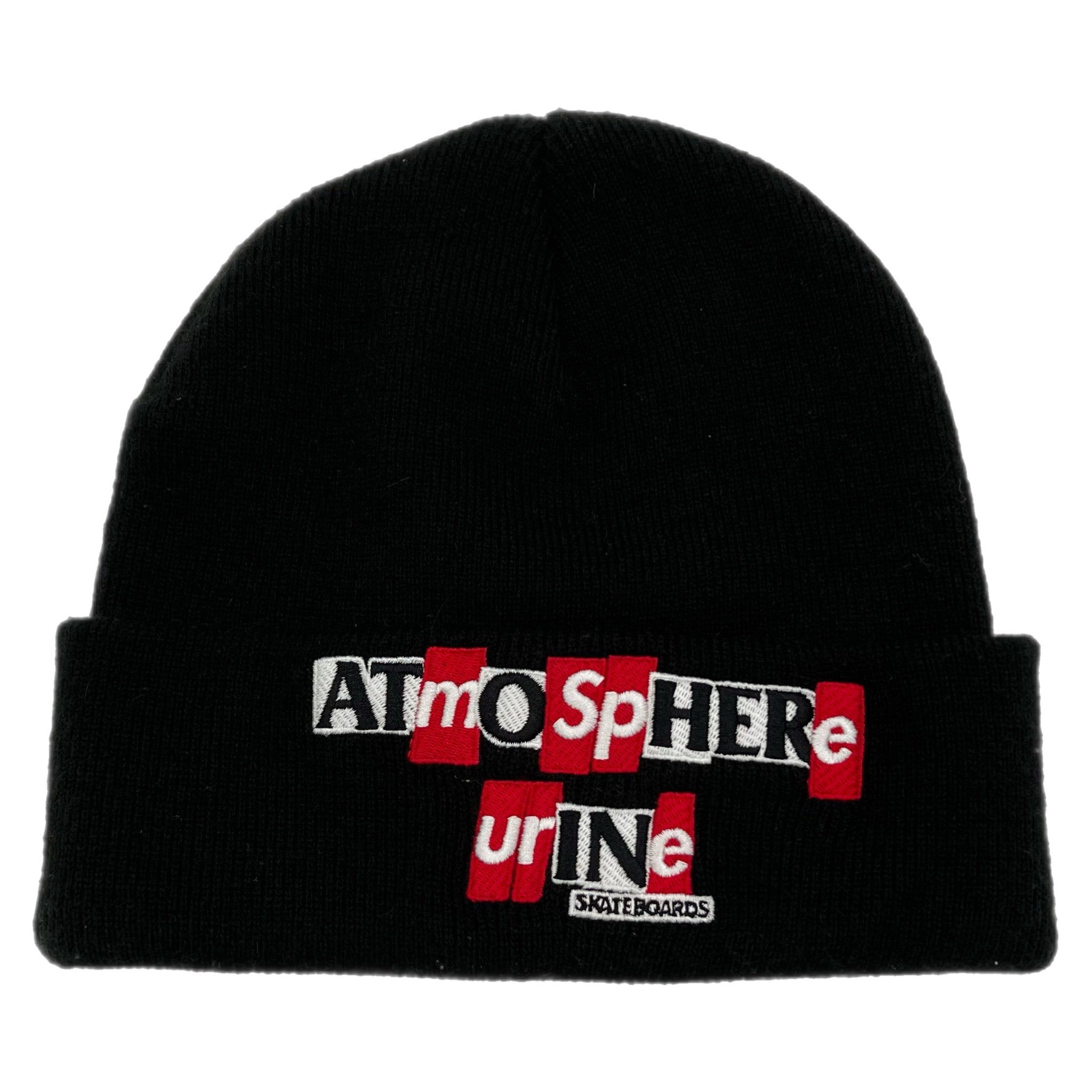 Supreme x Anti Hero Atmosphere Urine Beanie Black