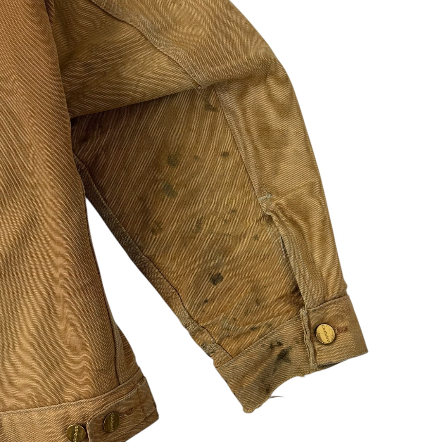Carhartt J148 Blanket-Lined Firm Duck Jean Jacket Brown