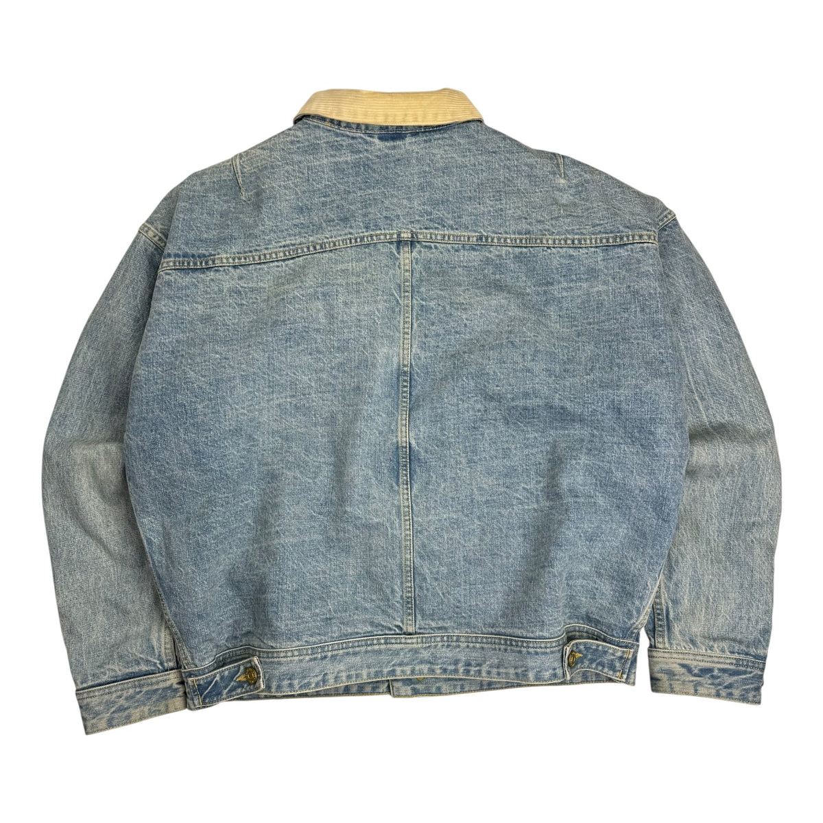 Fear Of God Fifth Collection Selvedge Denim Alpaca Trucker Jacket