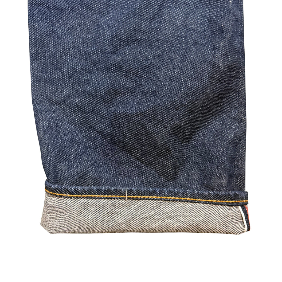 Evisu Heritage Handpainted Selvedge Raw Denim Jumpsuit Indigo/Red