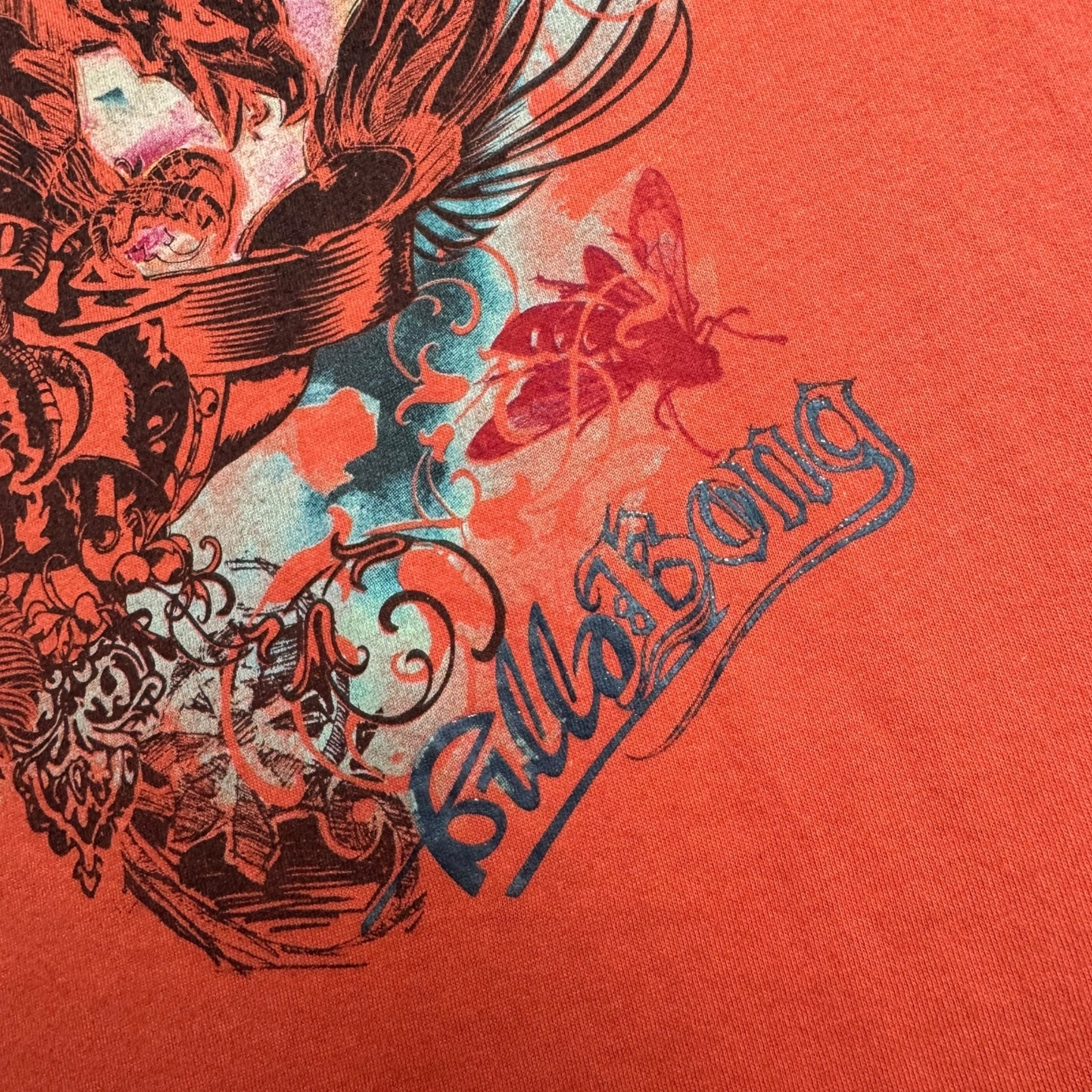 Y2K Billabong Cyber Tee Burnt Orange